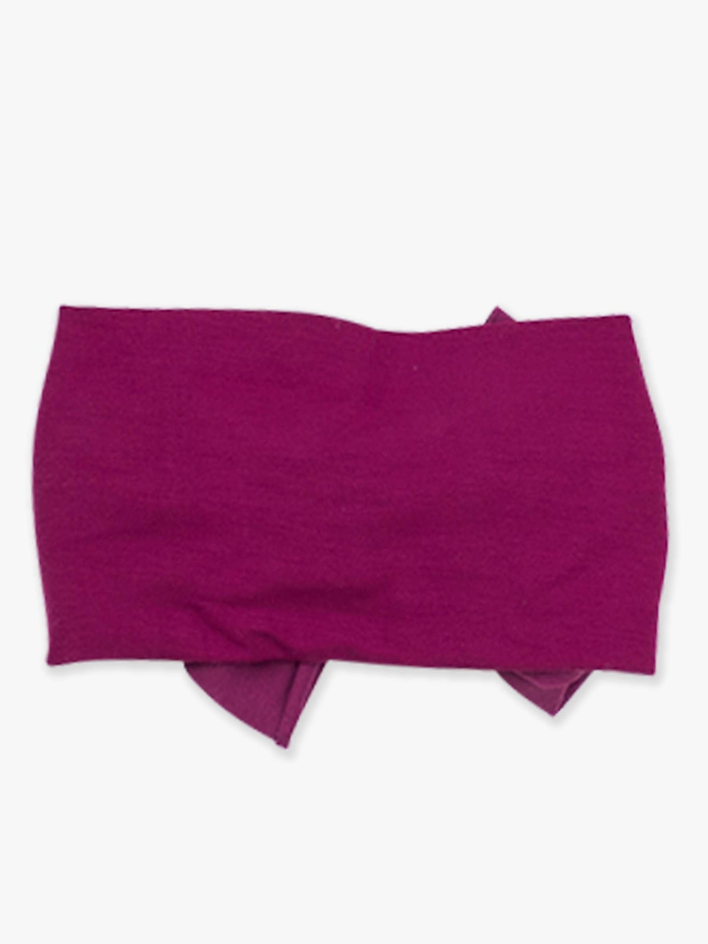 Girls Plum Tart Big Bow Headband