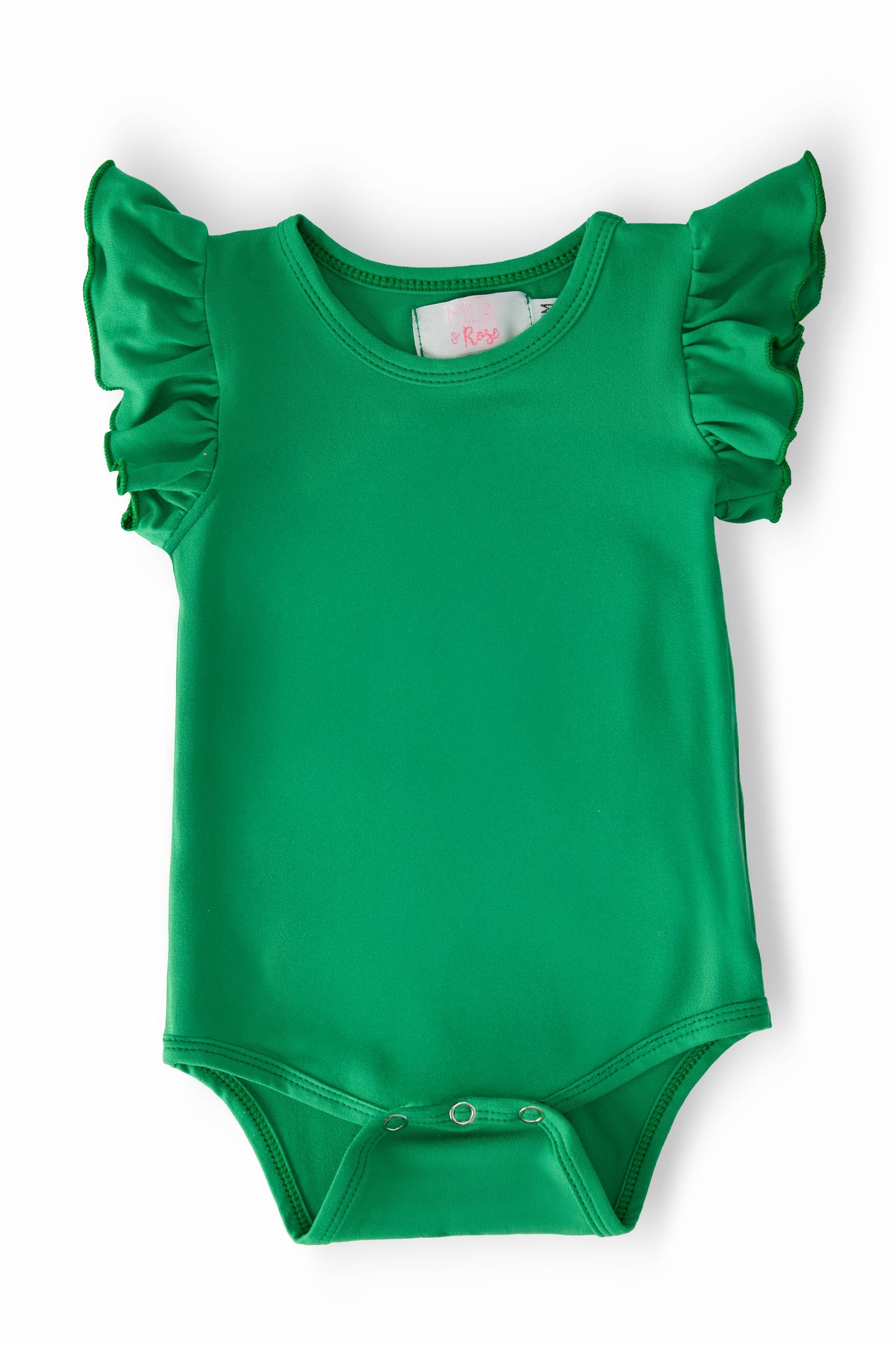 Kelly Green S/S Flutter Bodysuit