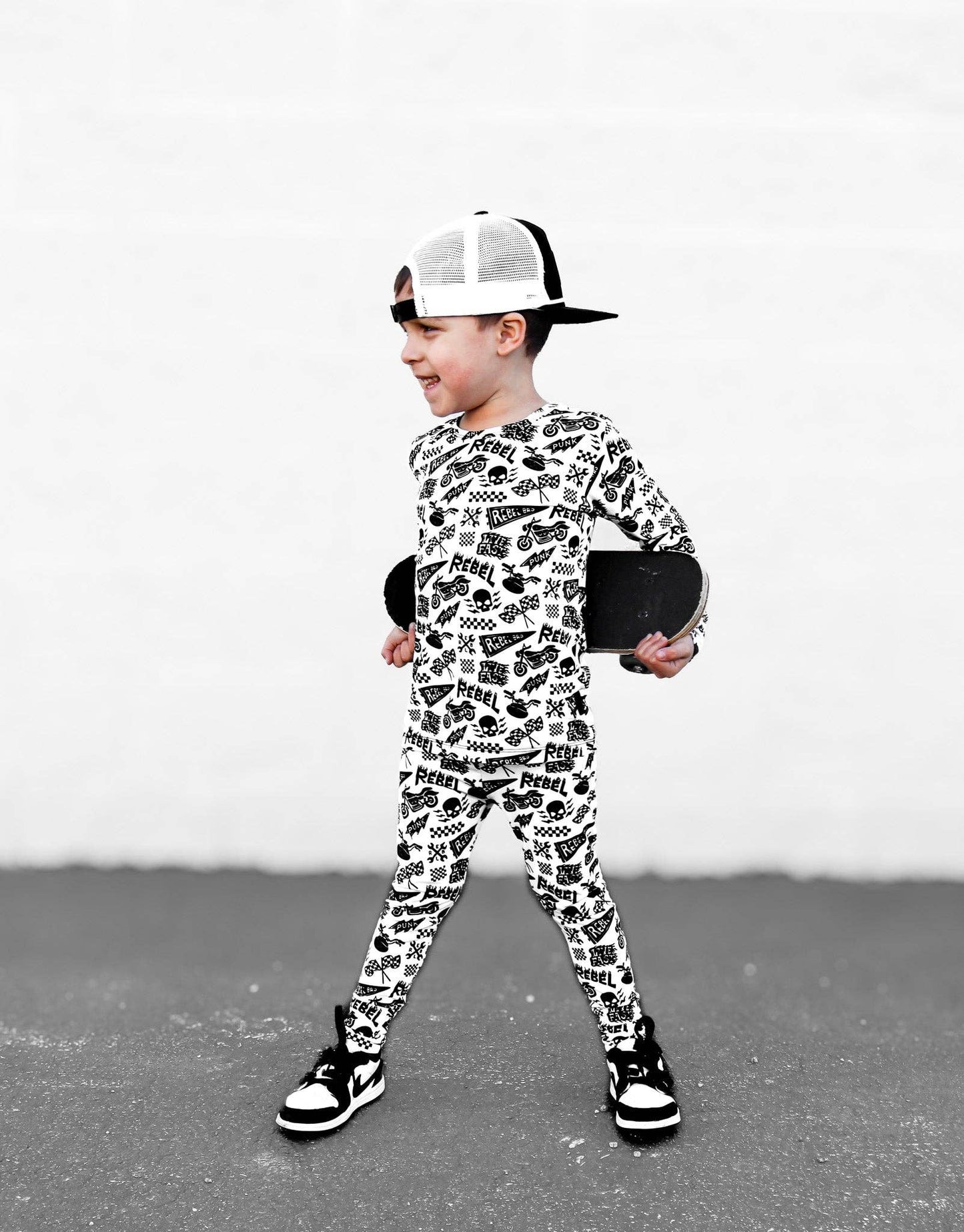 Bamboo Two Piece Set in Live Fast