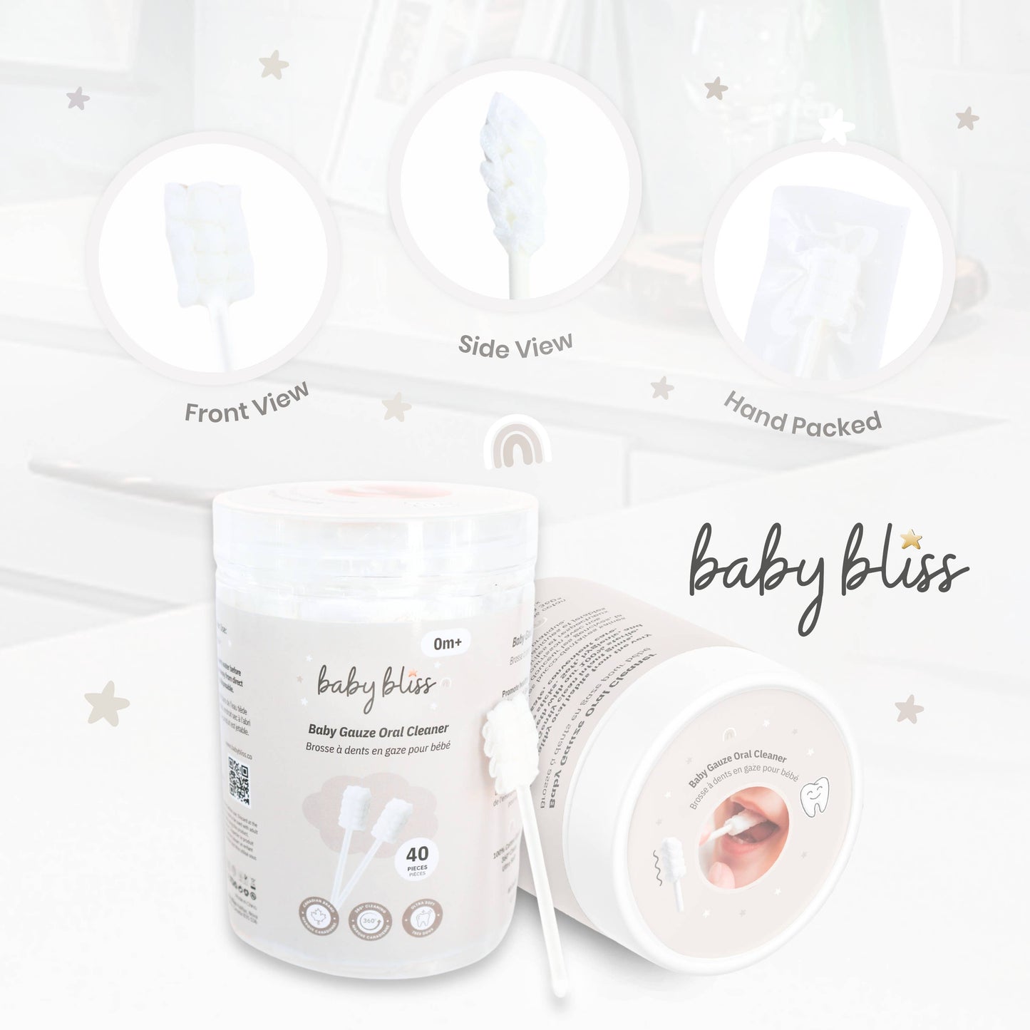 Baby Gauze Oral Cleaner 40 Pack