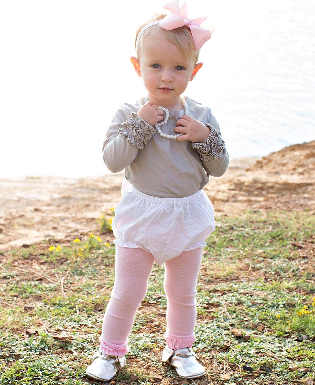 Girls Pink Bow Headband