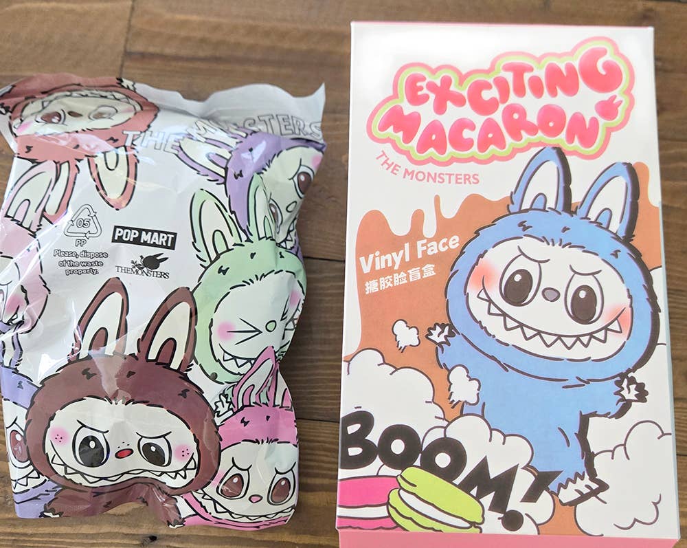 Labubu Style THE MONSTERS Exciting Macarons Bag keychain