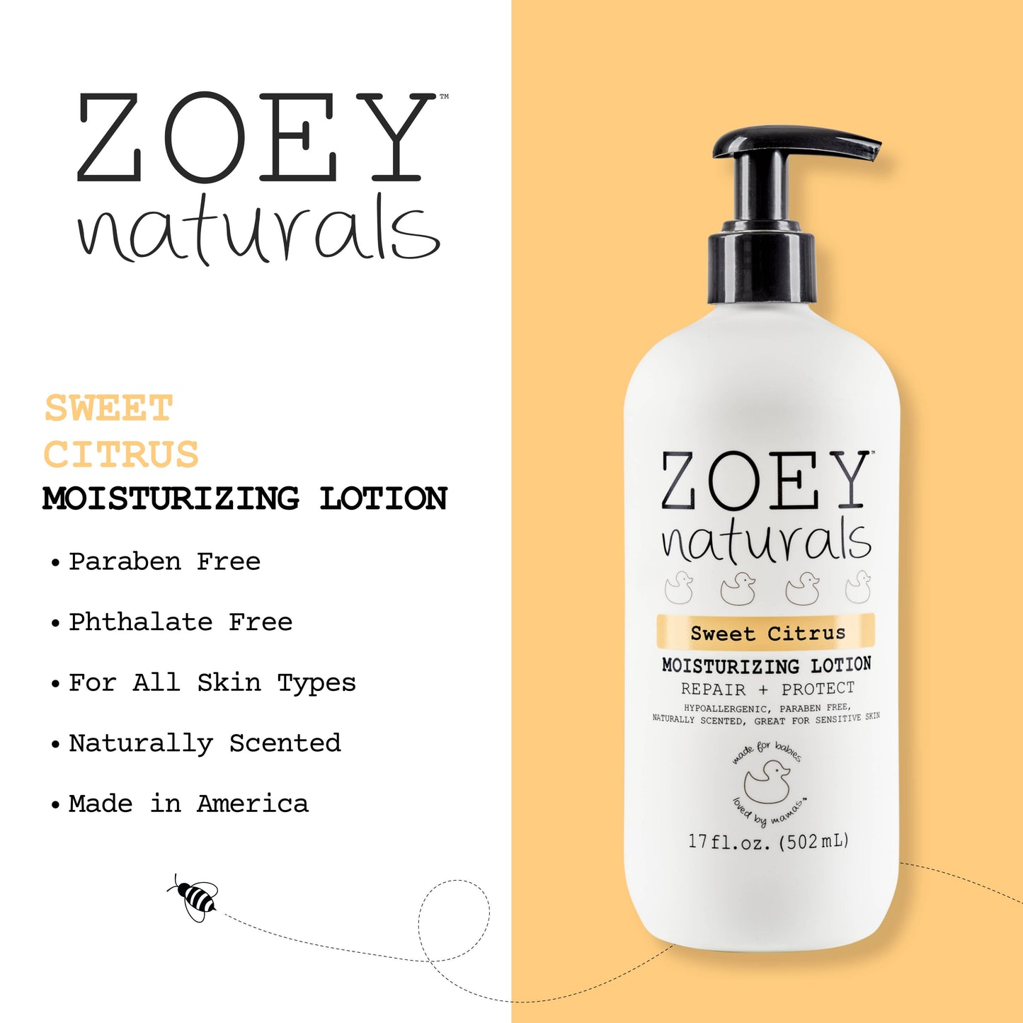 Sweet Citrus Moisturizing Lotion - 17oz