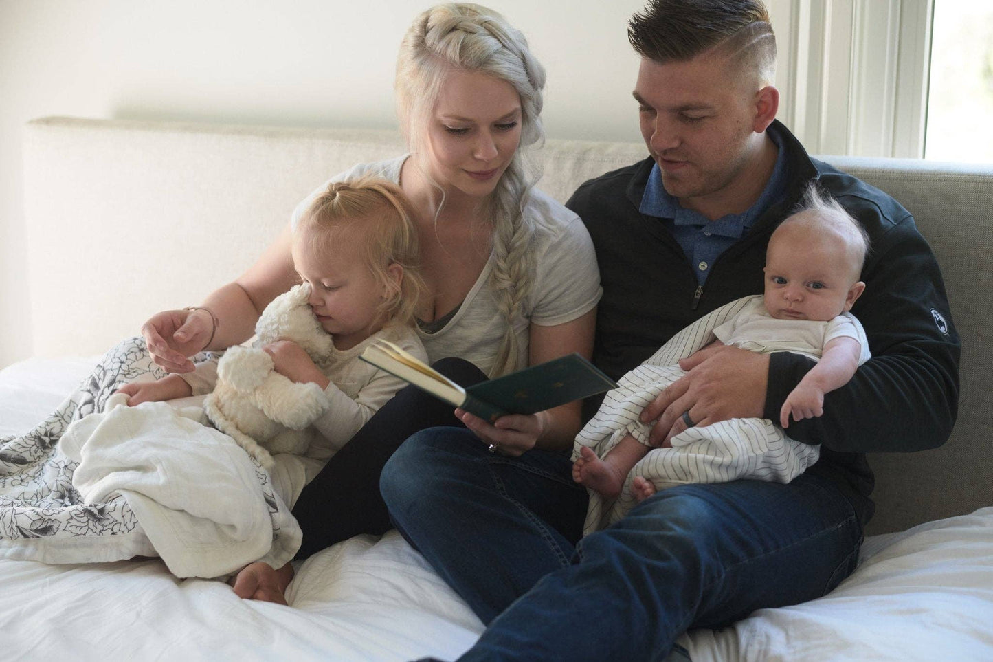 Pencil Stripe Bamboo Swaddle - no box (gift box friendly)