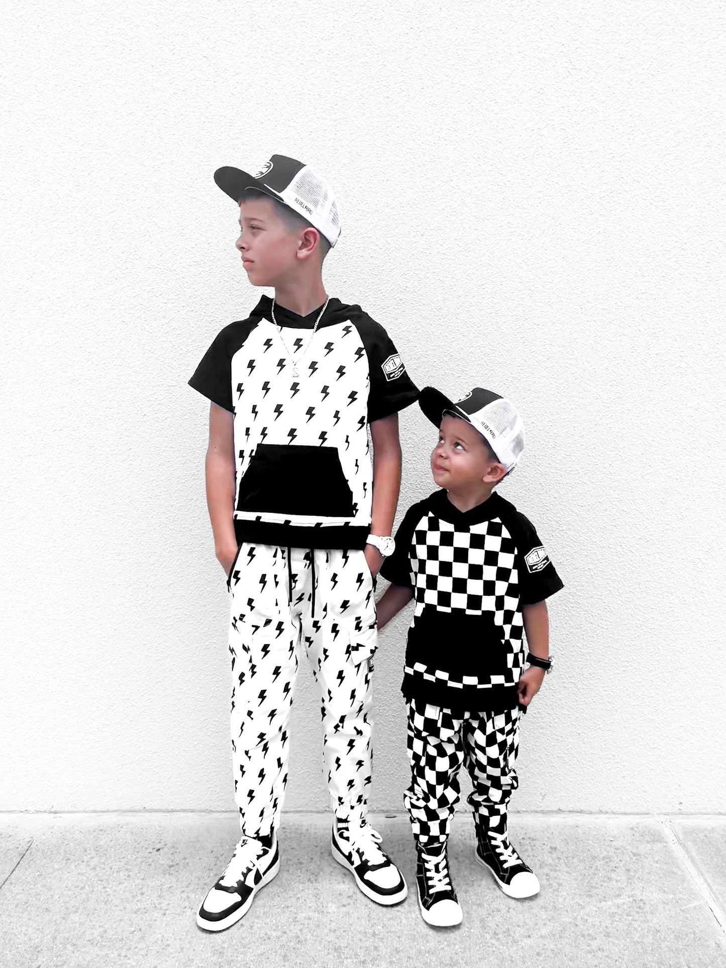 Short Sleeve Hoodie in Venice