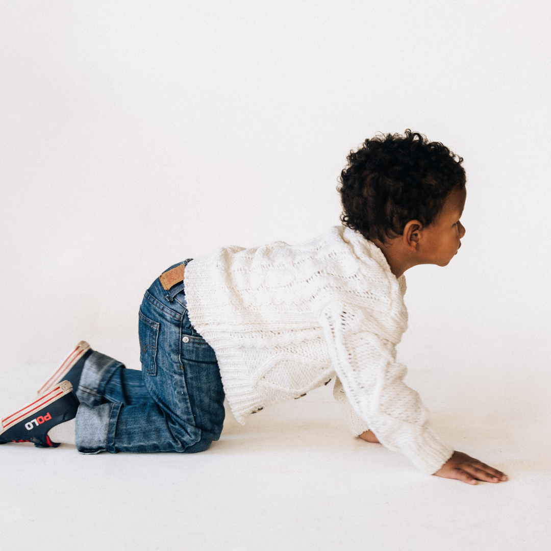 Ivory Cable Knit Cardigan - Infant