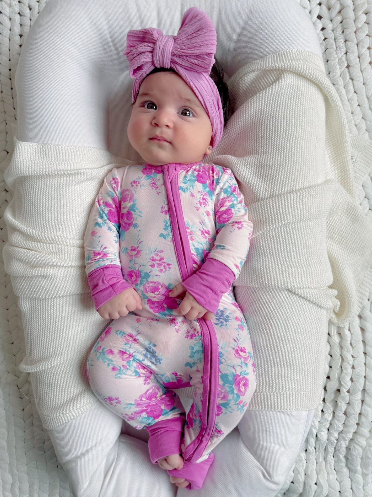 2-Way Zip Romper, Garden Secrets