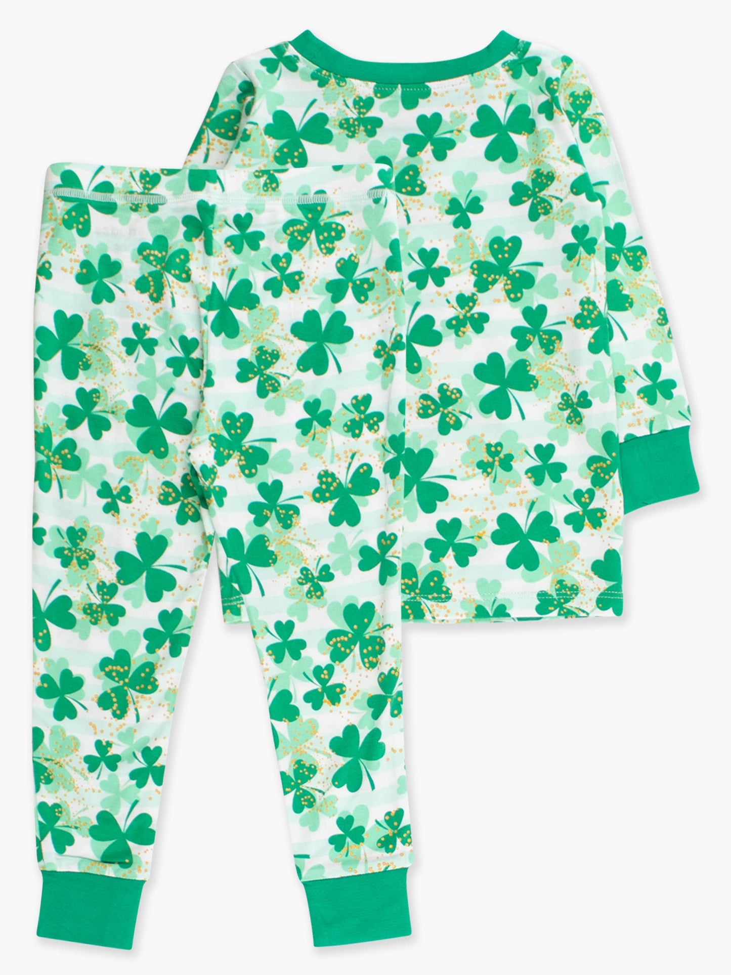 SoftSnooze™ Kids Bamboo Viscose Clover Field Long Sleeve Pajama Set