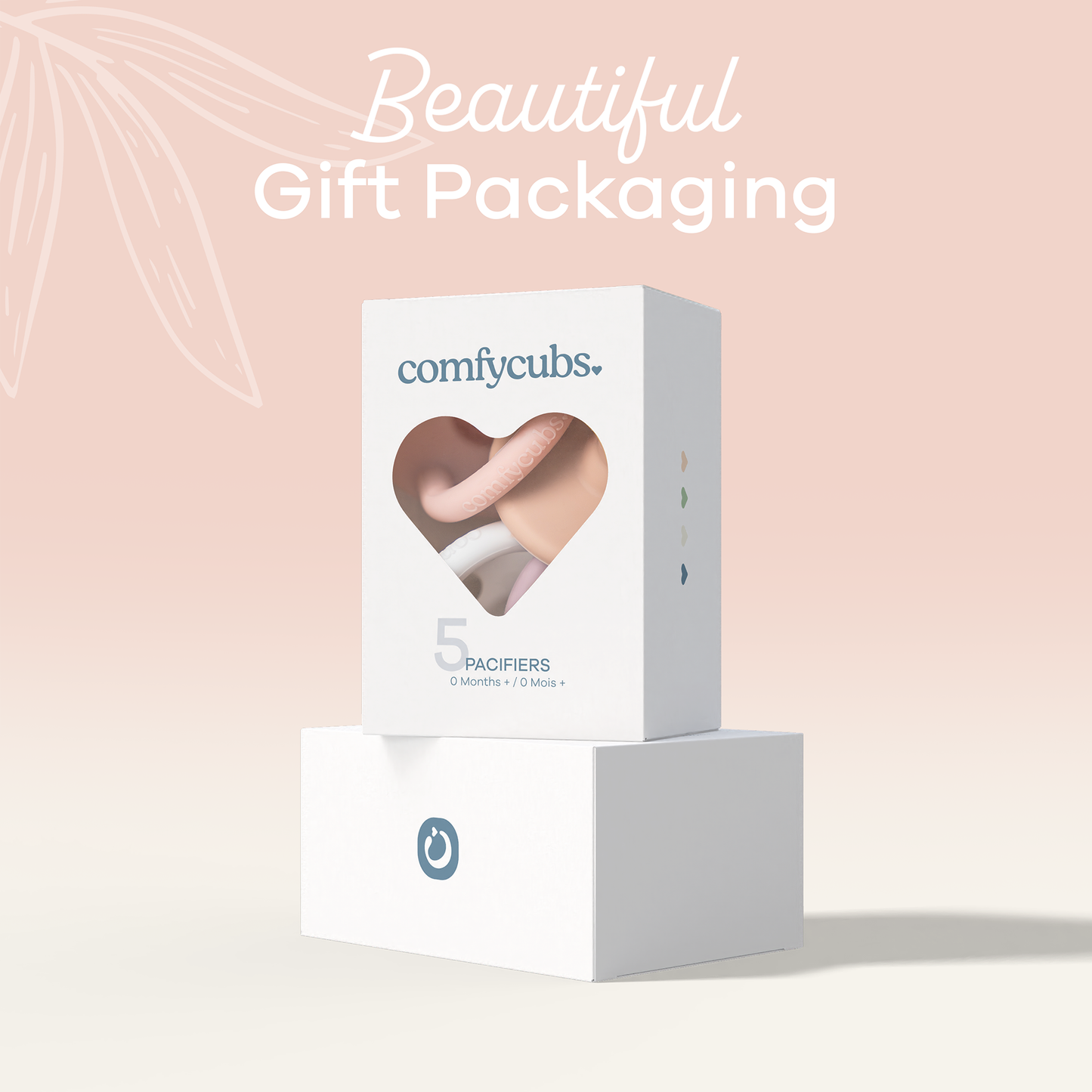 Pacifiers, Pack of 5 by Comfy Cubs