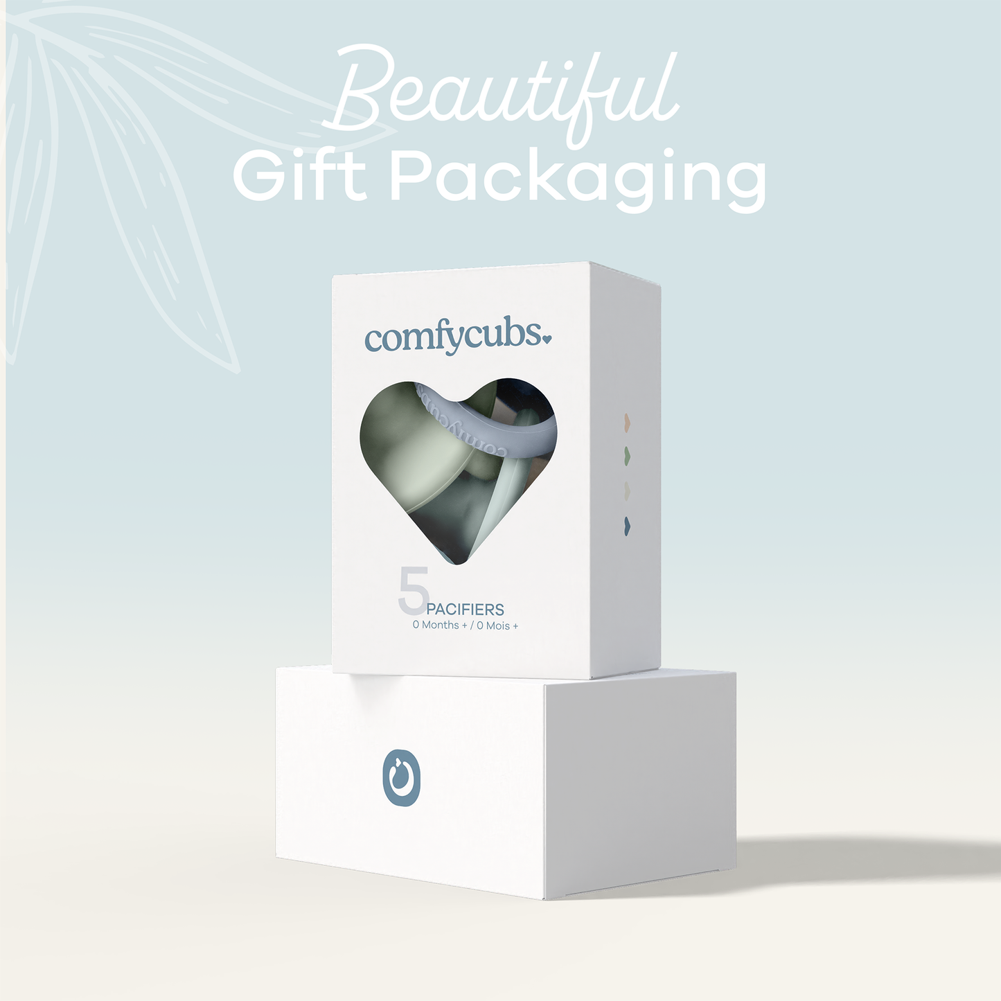 Pacifiers, Pack of 5 by Comfy Cubs