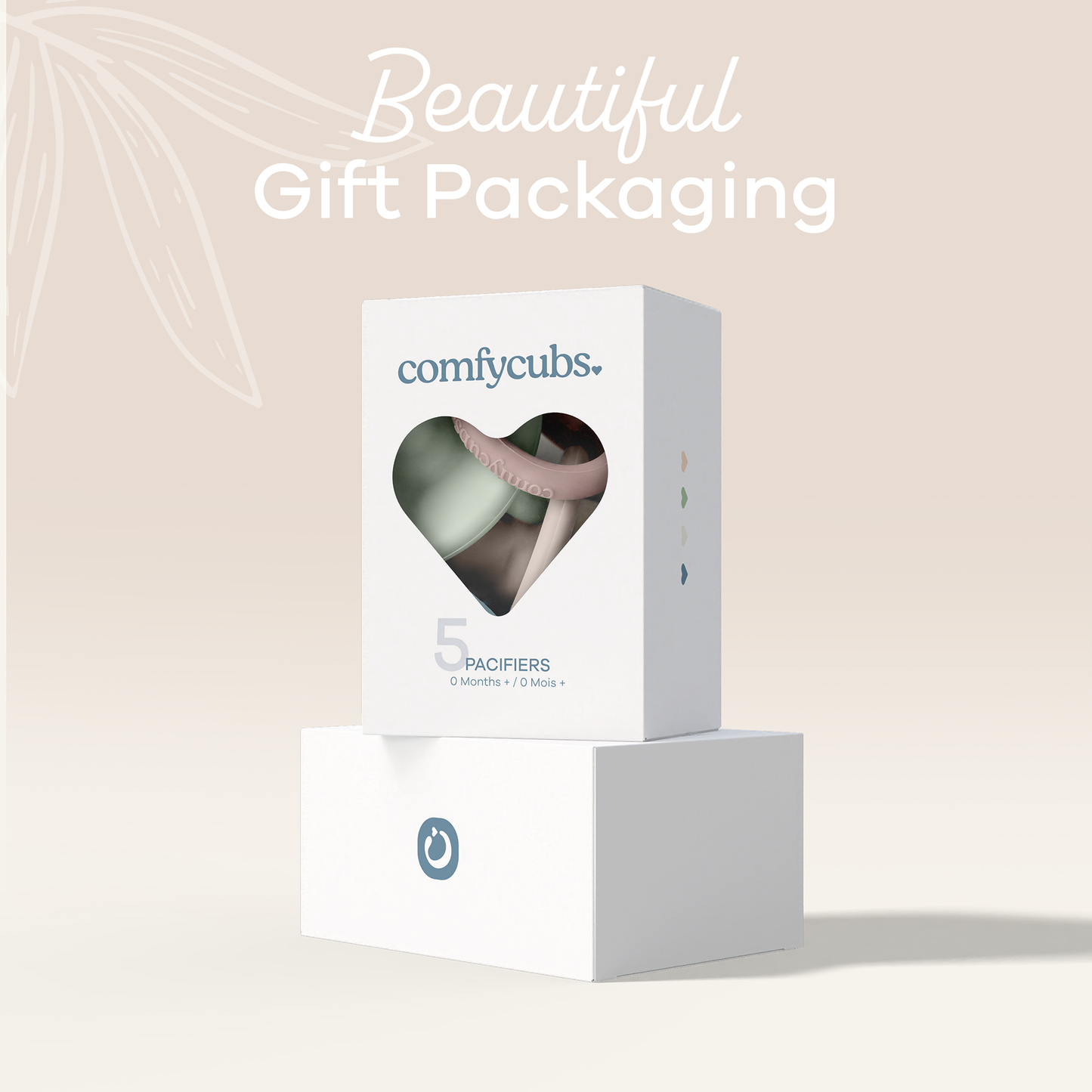 Pacifiers, Pack of 5 by Comfy Cubs