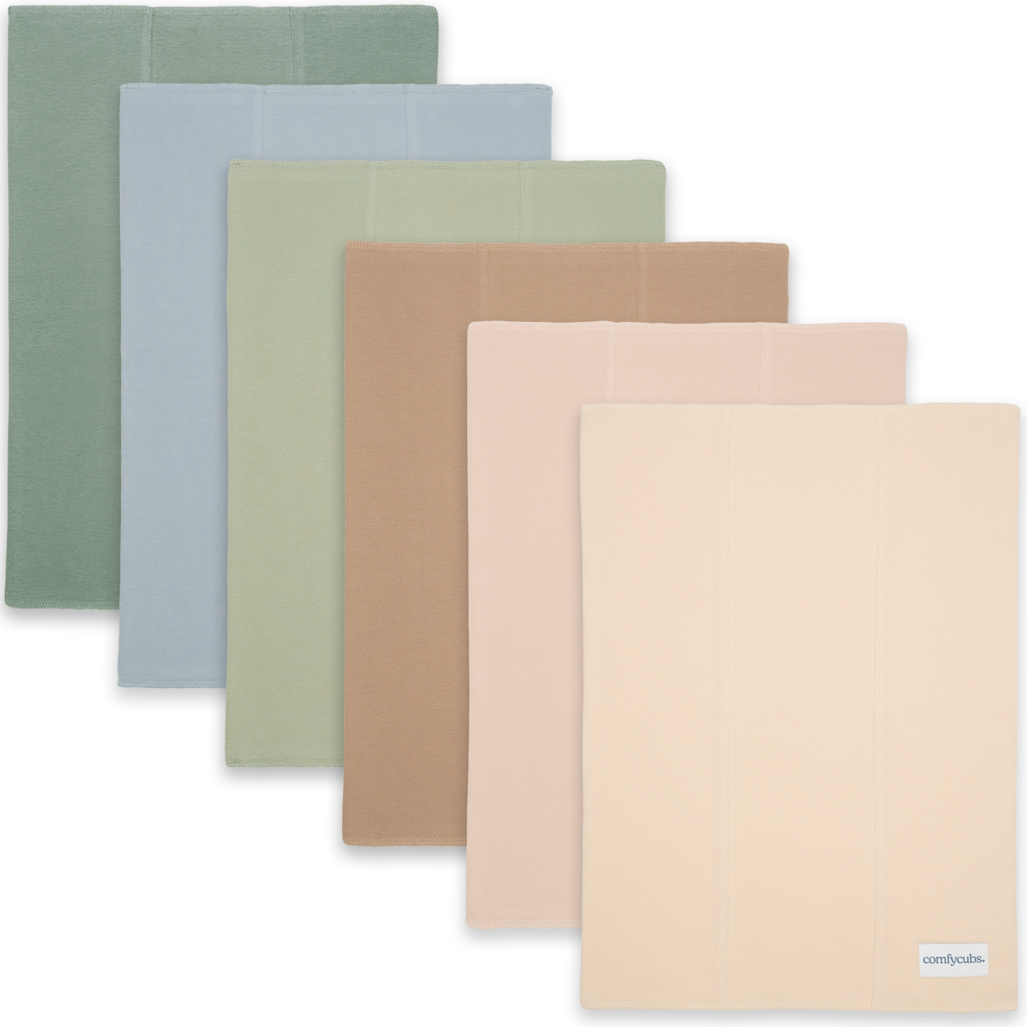 Cotton Burp Cloths by Comfy Cubs