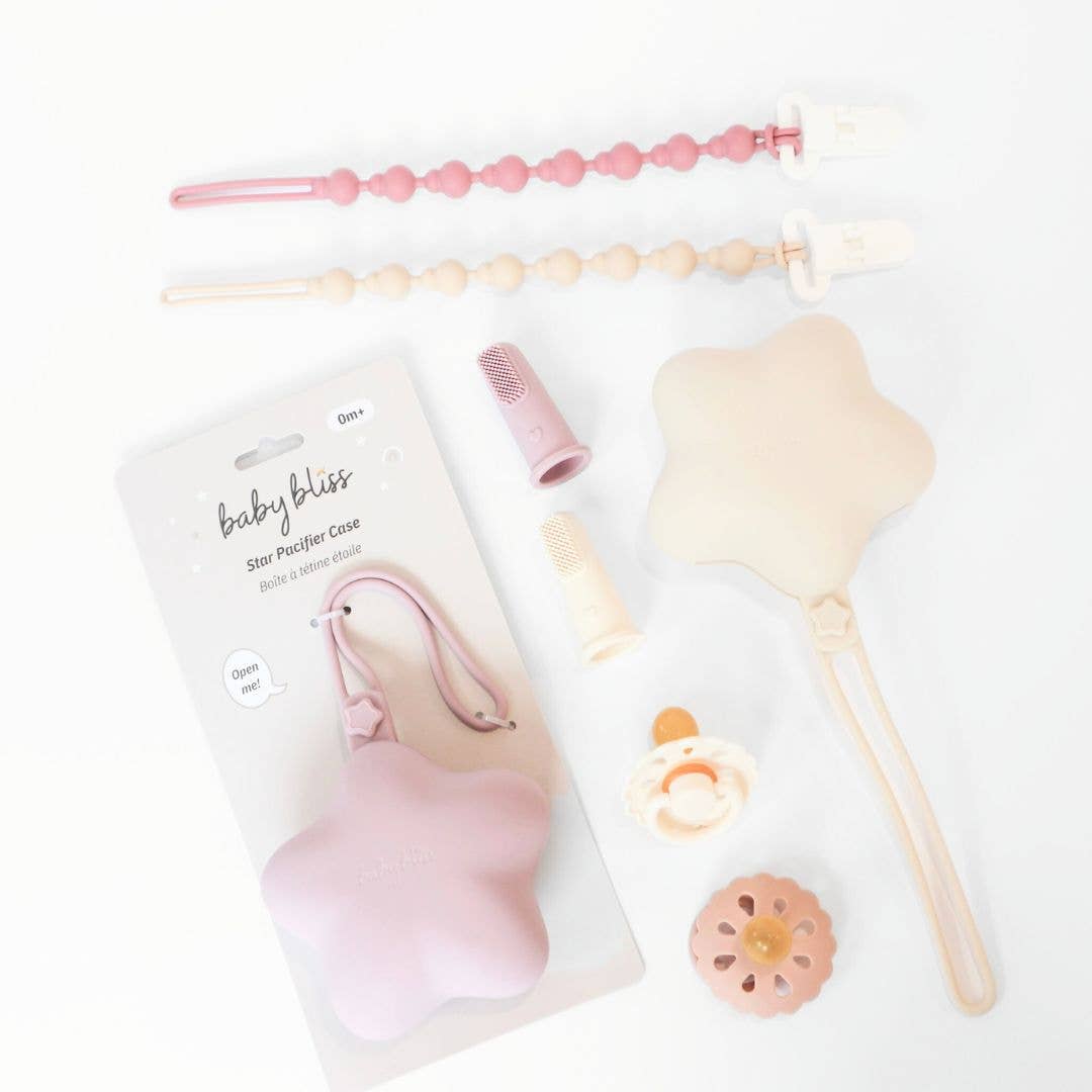 Star Pacifier Holder Case - Sage