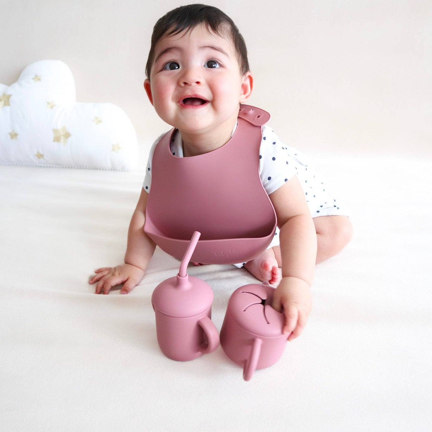 Sippy Cup with Straw, Spill-Proof & Anti-Stain - Sage