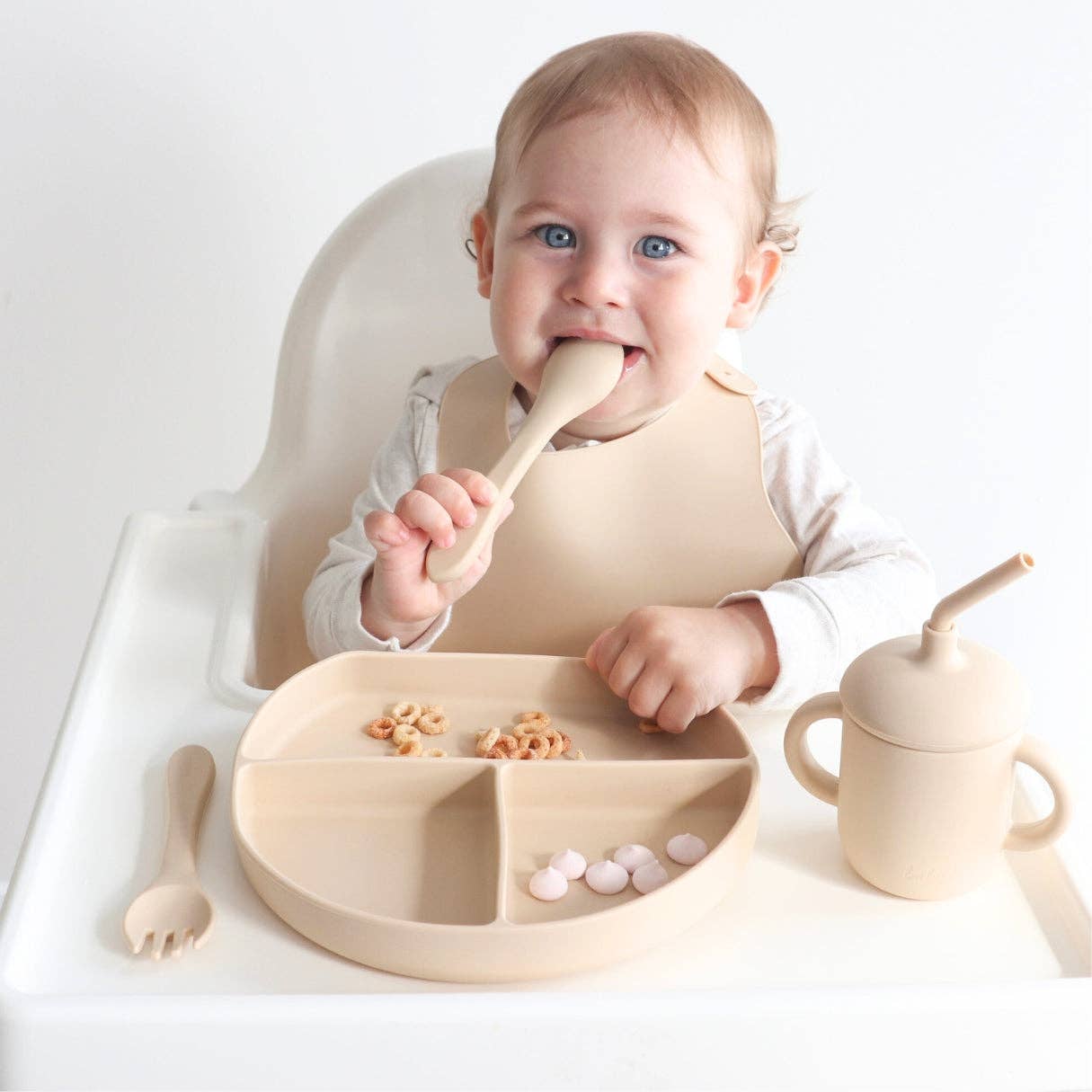 Baby Silicone Spoon & Fork Set (Pack of 4)
