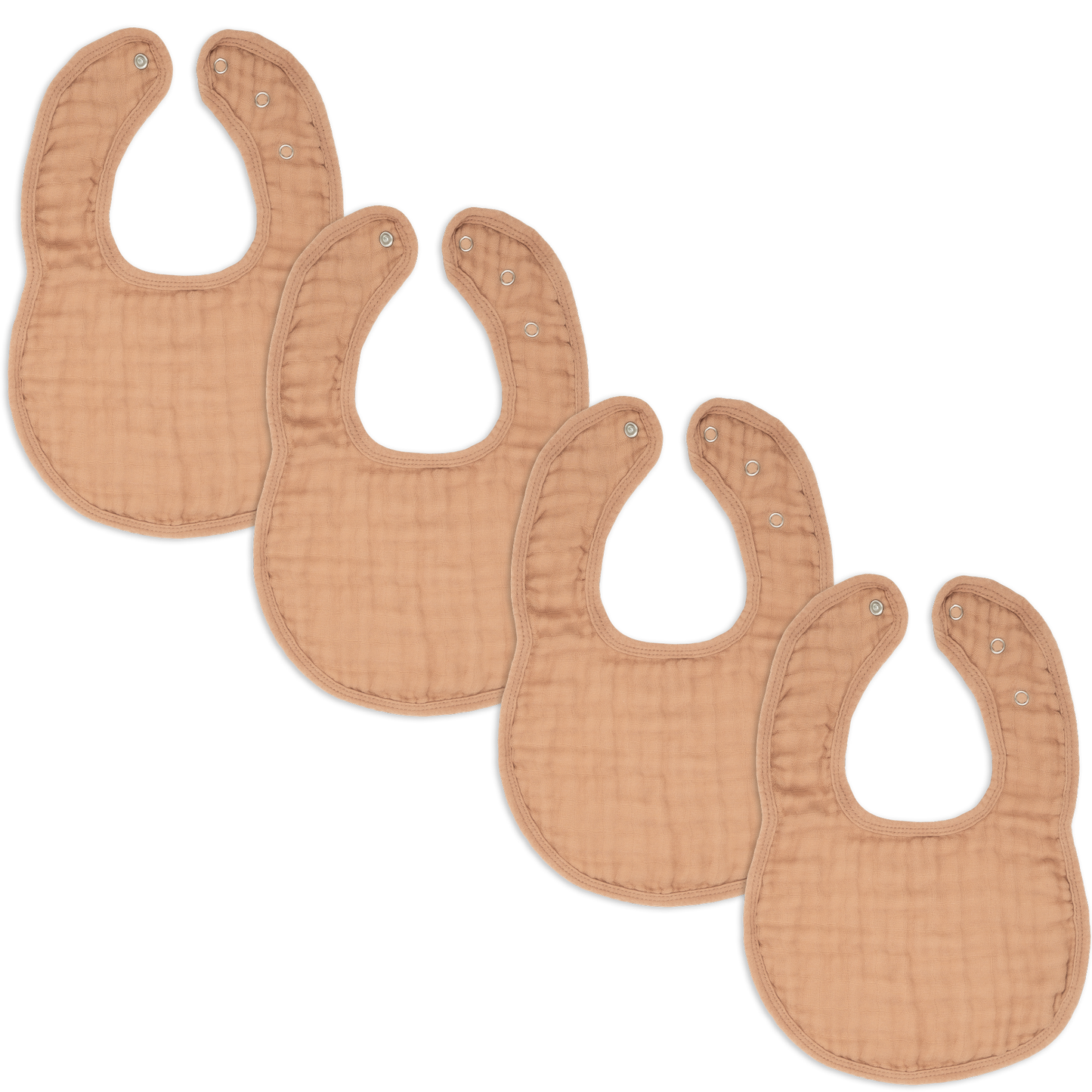 Muslin Cotton Baby Bibs Adjustable Size by Comfy Cubs