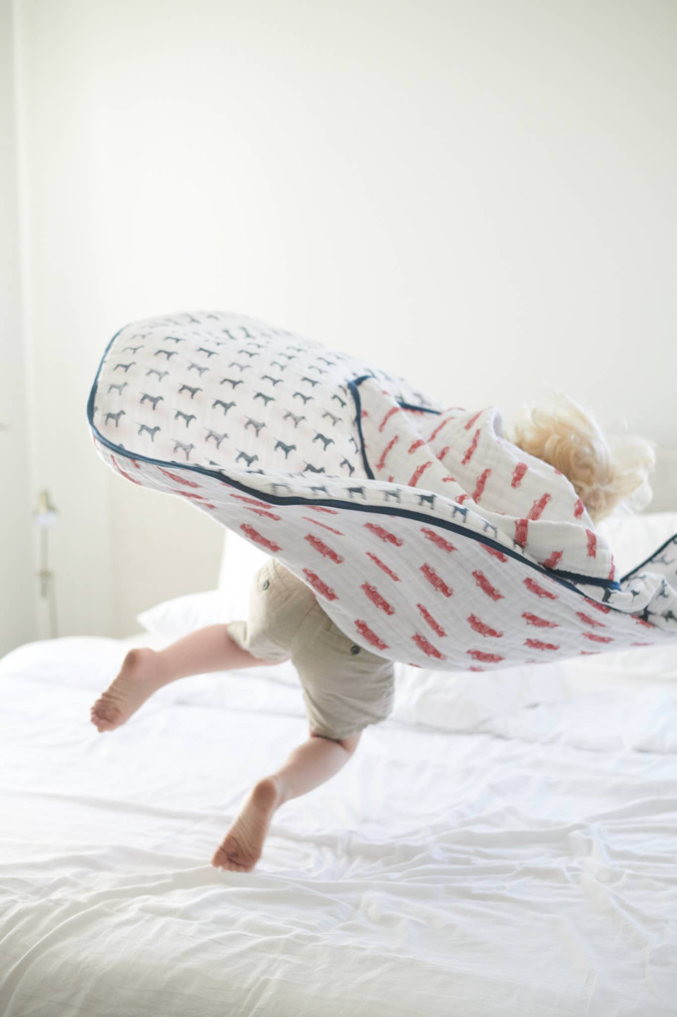 Fire Truck and Dalmatian Newcastle Blanket; Cotton