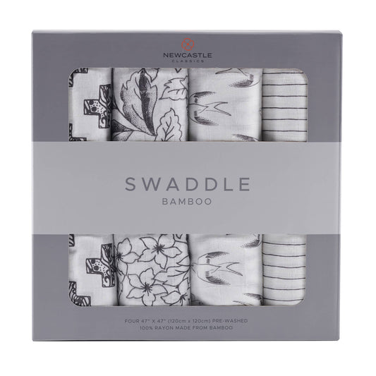 Monochrome Swaddle 4-Pack