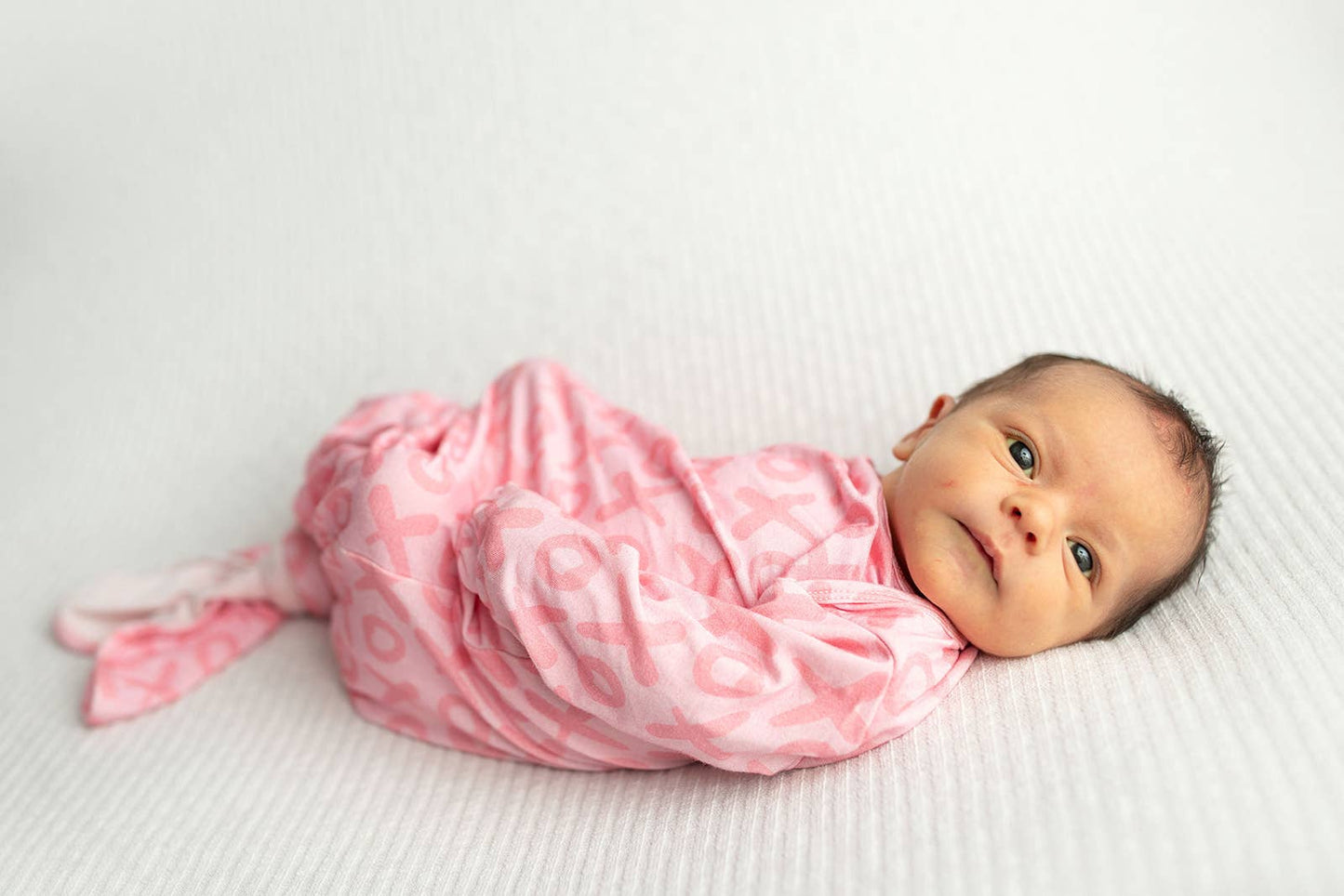 XOXO Love Valentine's Day Knotted Newborn Baby Gown