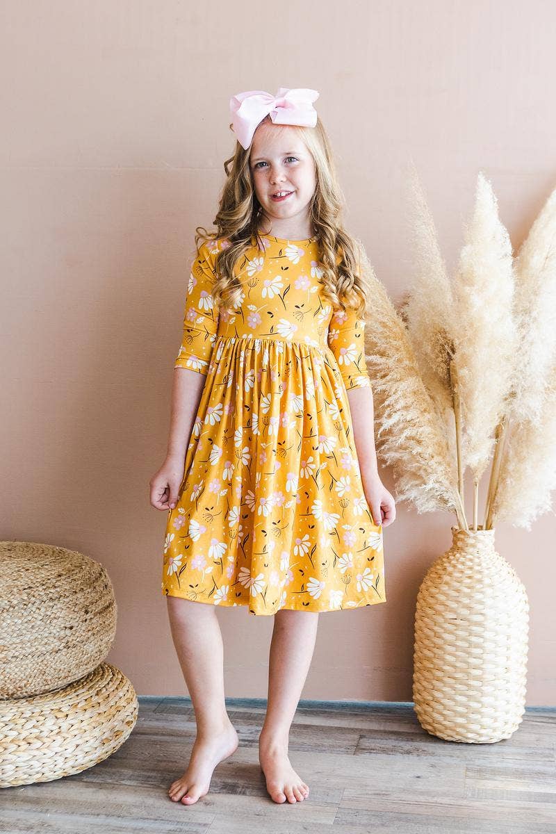 Dandelions in Fall Twirl Dress