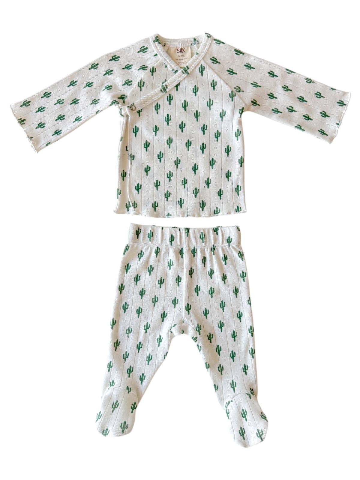 Cactus / Organic Pointelle Newborn Set