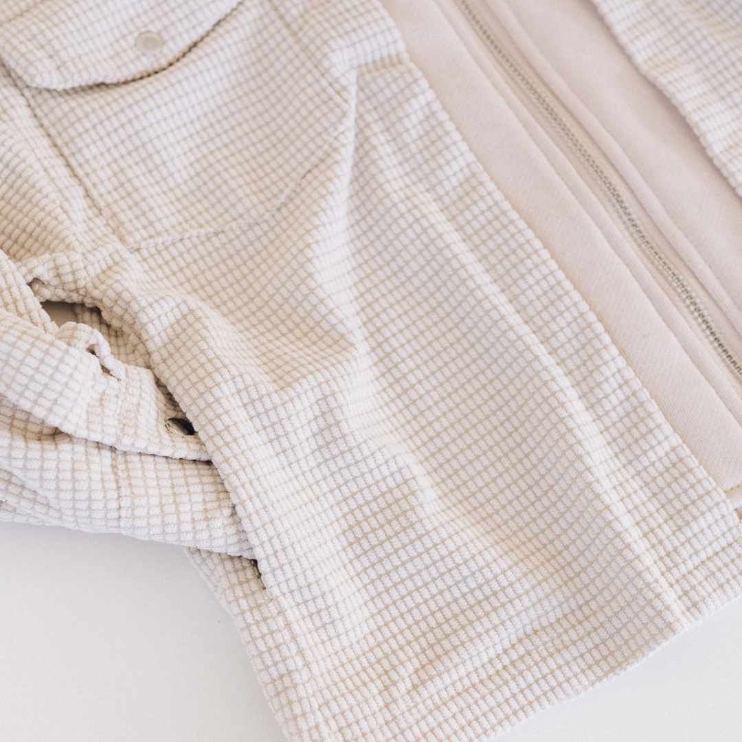 Textured Khaki Jacket - Child