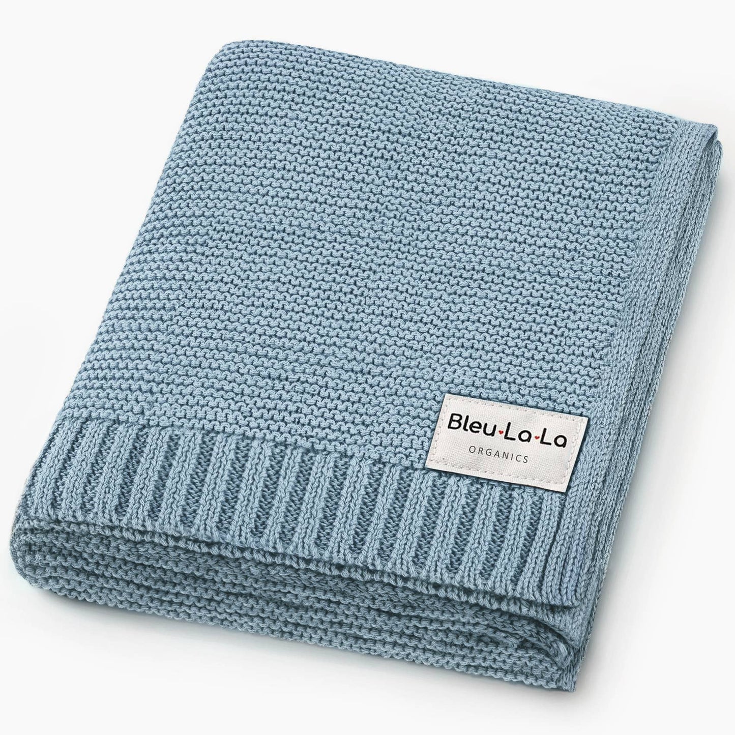 Heritage Knit 100% Organic Cotton Swaddle Baby Blanket