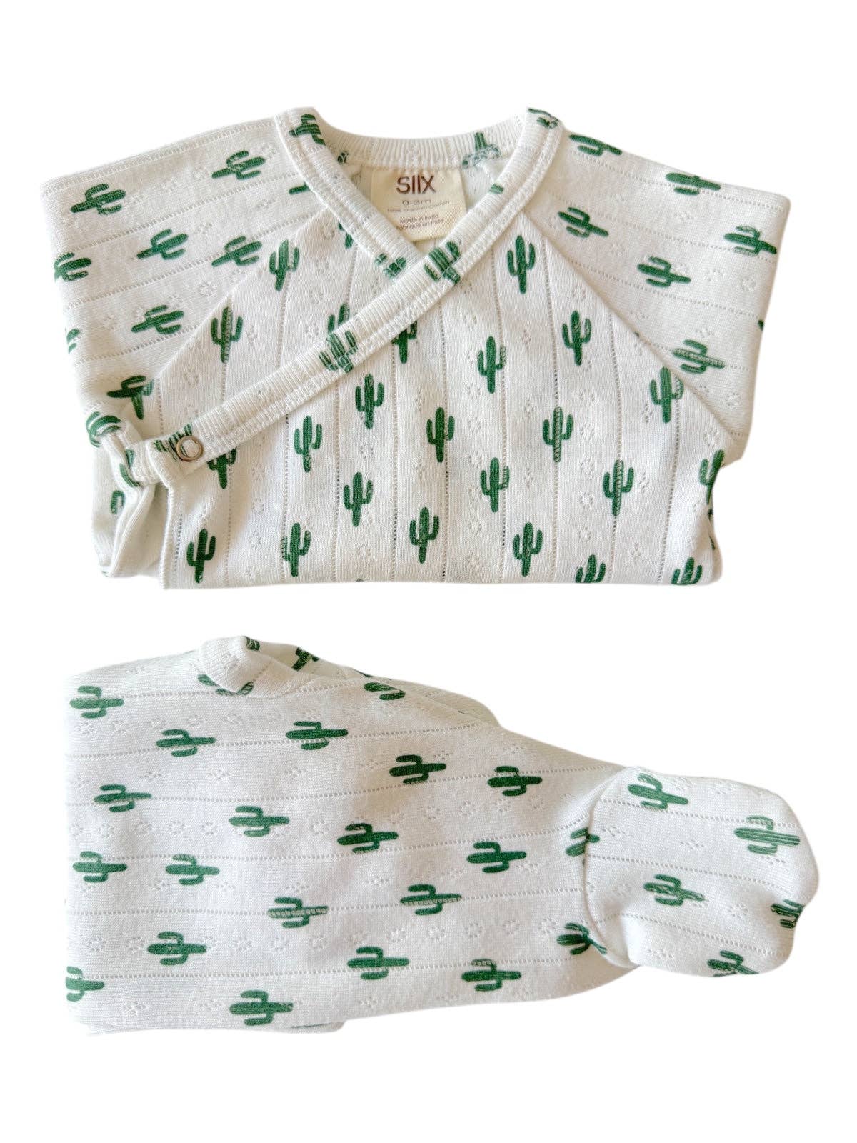 Cactus / Organic Pointelle Newborn Set