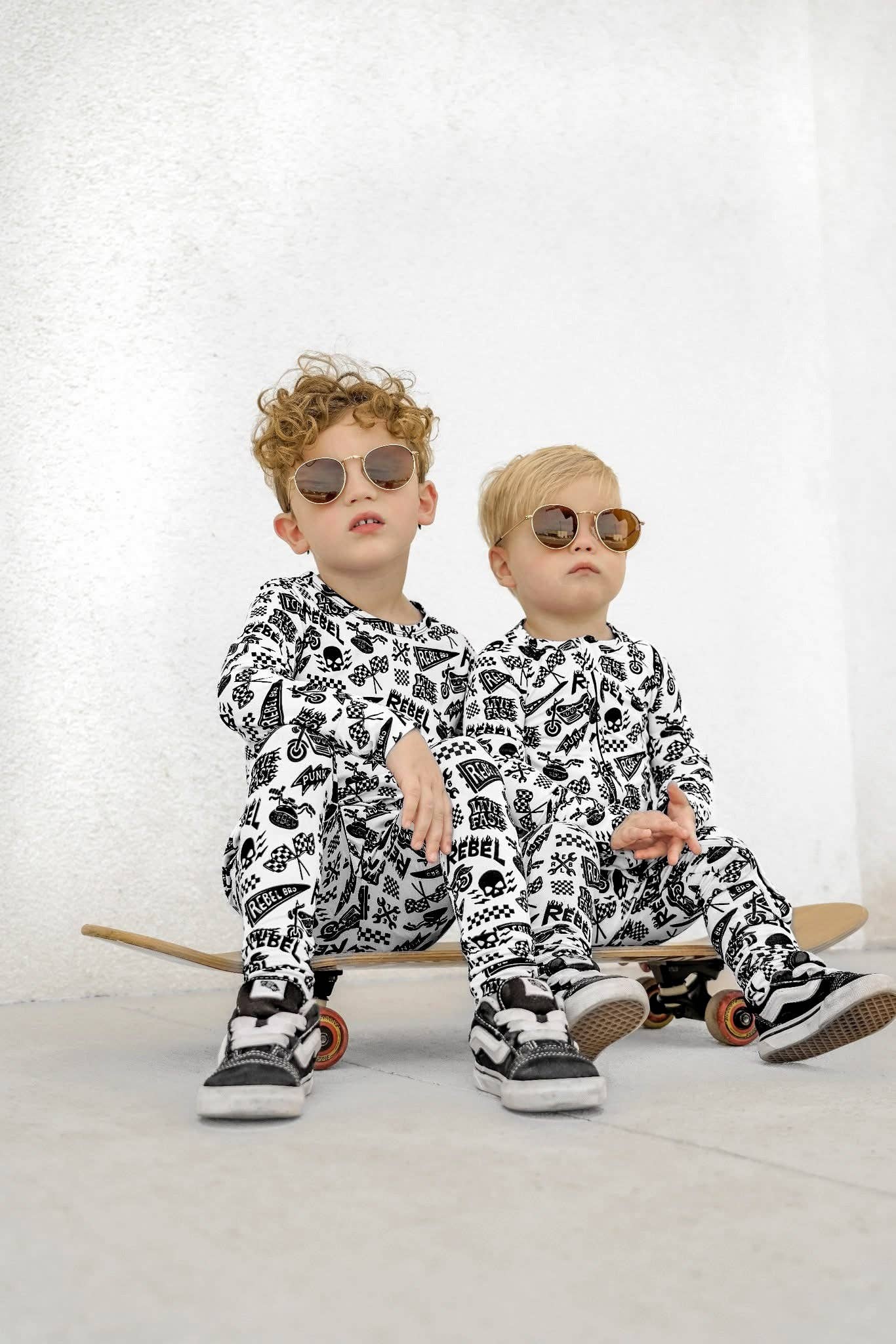 Bamboo Two Piece Set in Live Fast