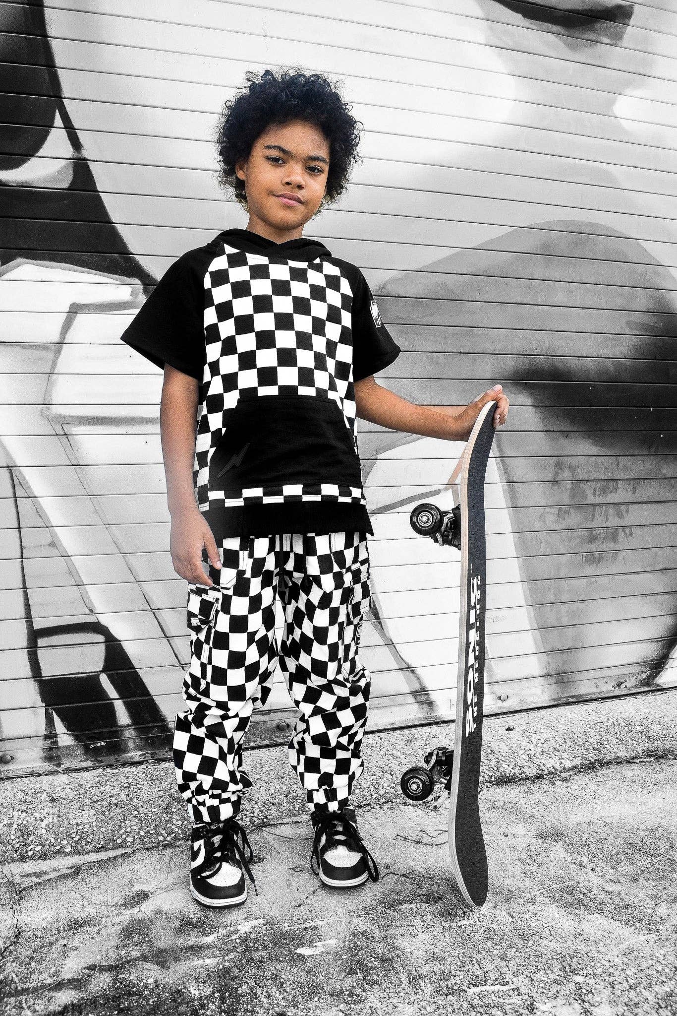 Short Sleeve Hoodie in Venice