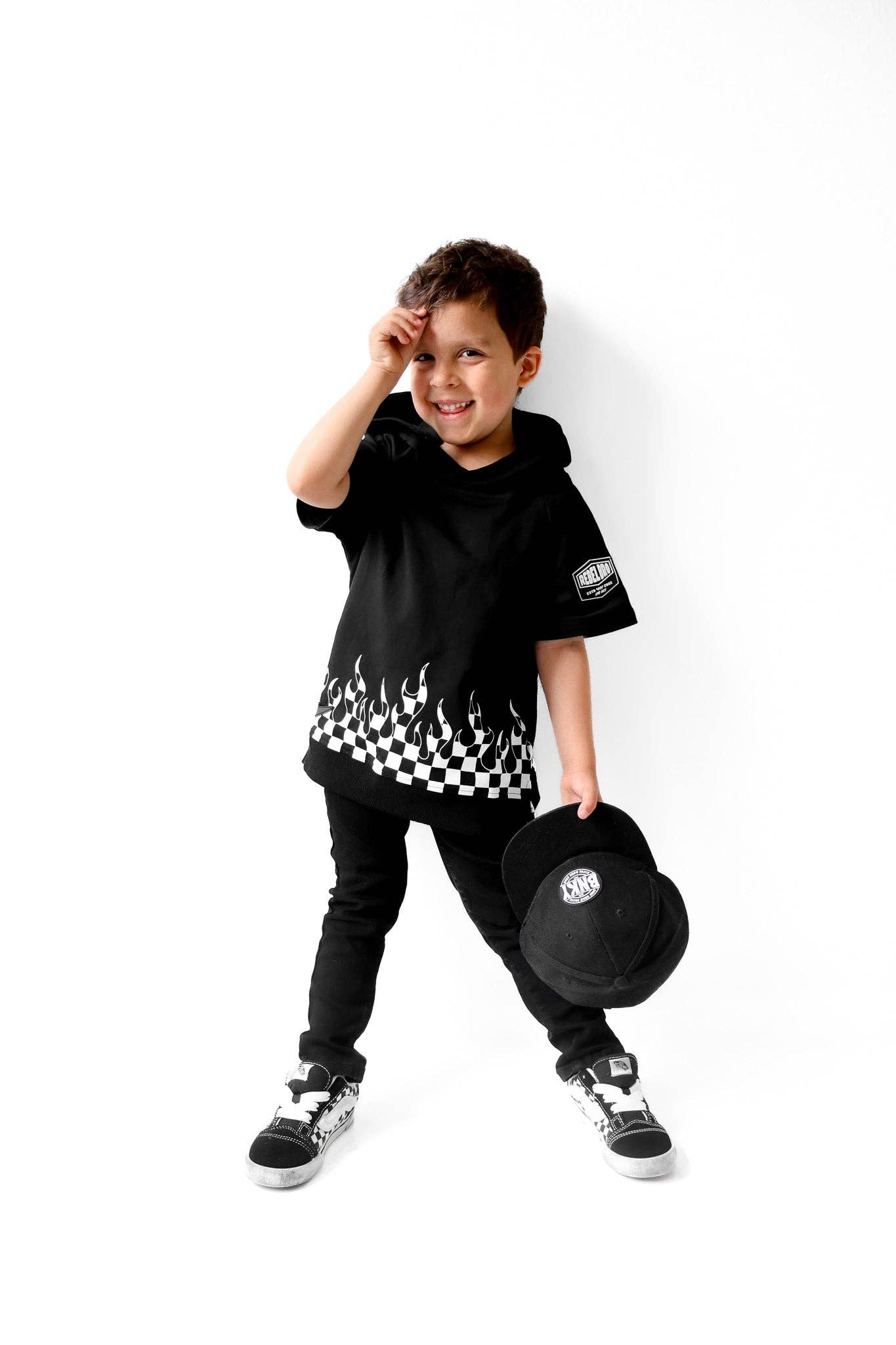 Short Sleeve Hoodie in Harley