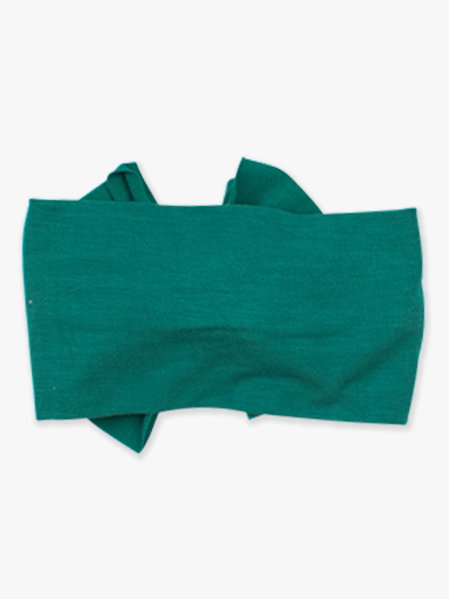Girls Emerald Green Big Bow Headband