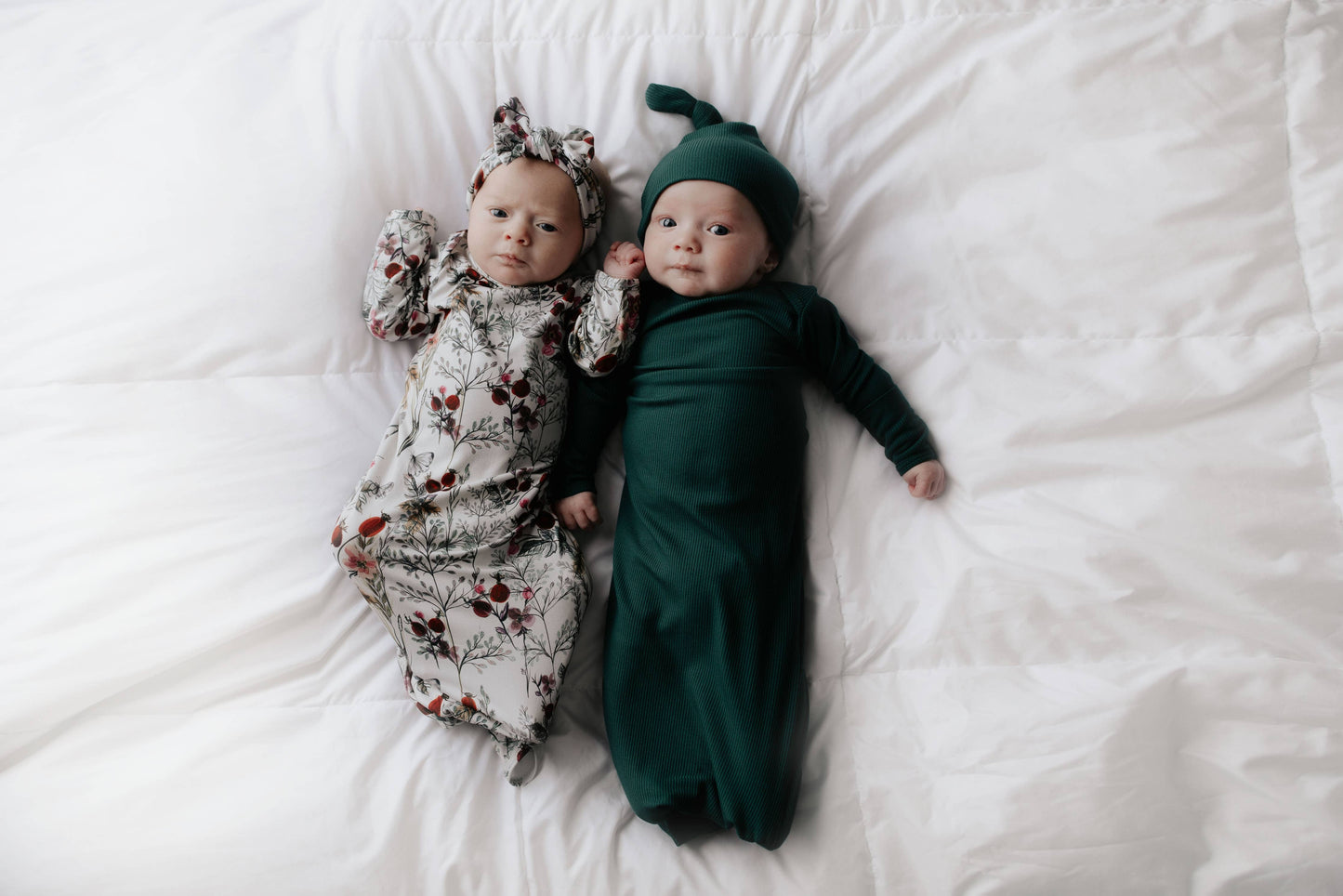 Floral Flower Knotted Gown