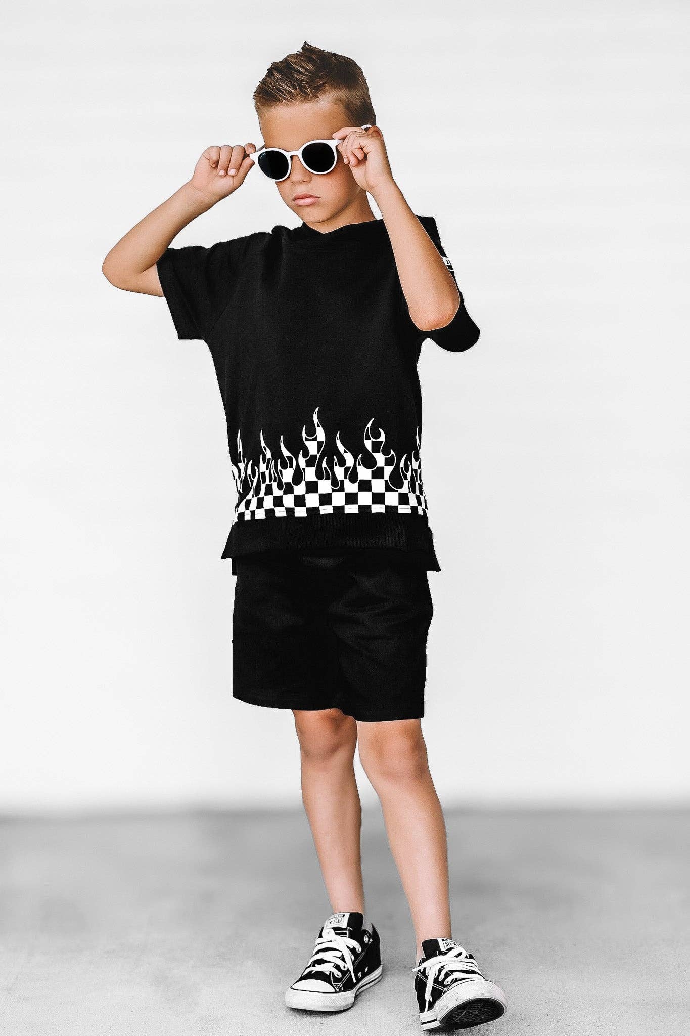 Short Sleeve Hoodie in Harley