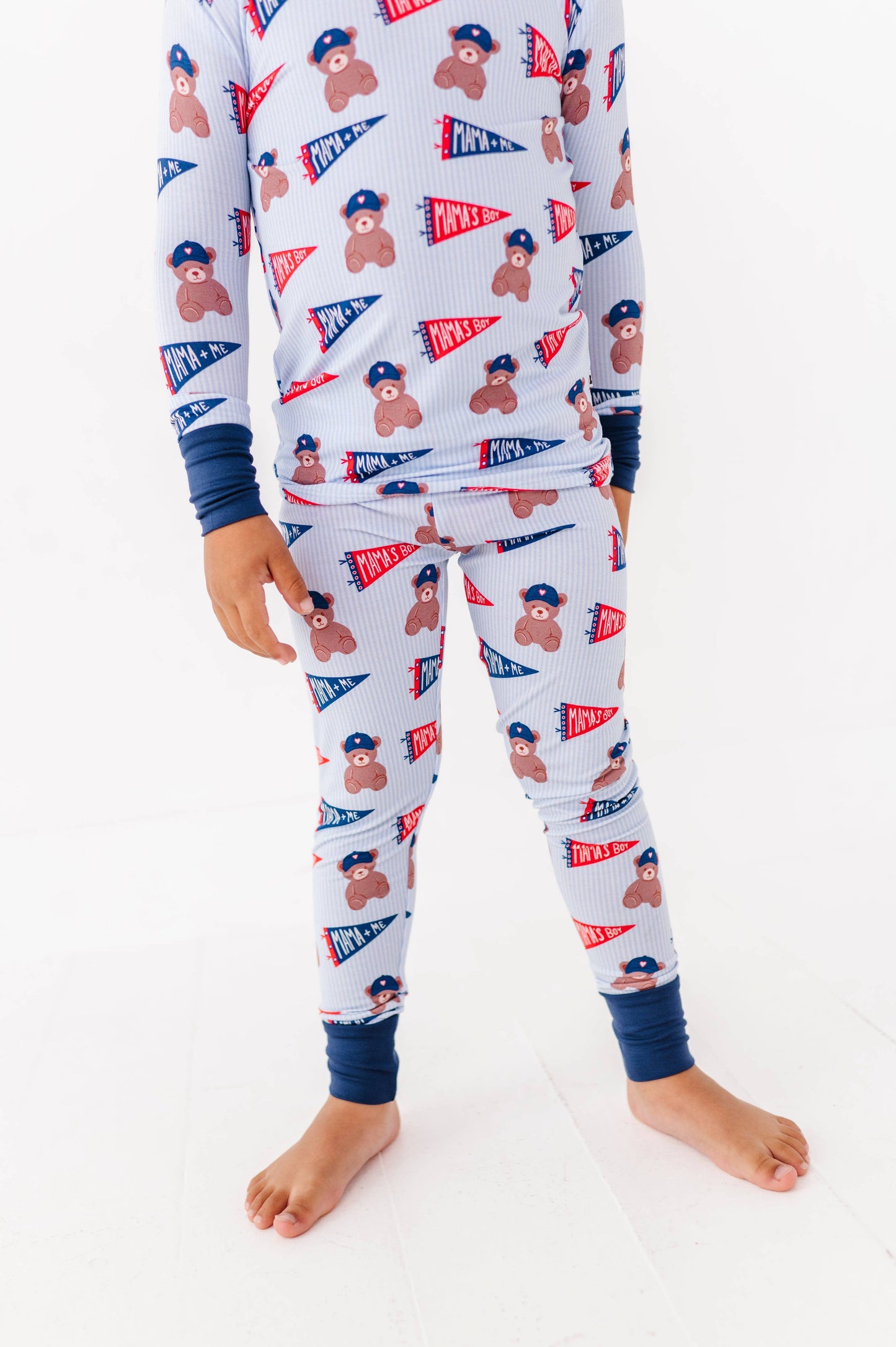 Team Mama  Kids Pajamas - Long Sleeve