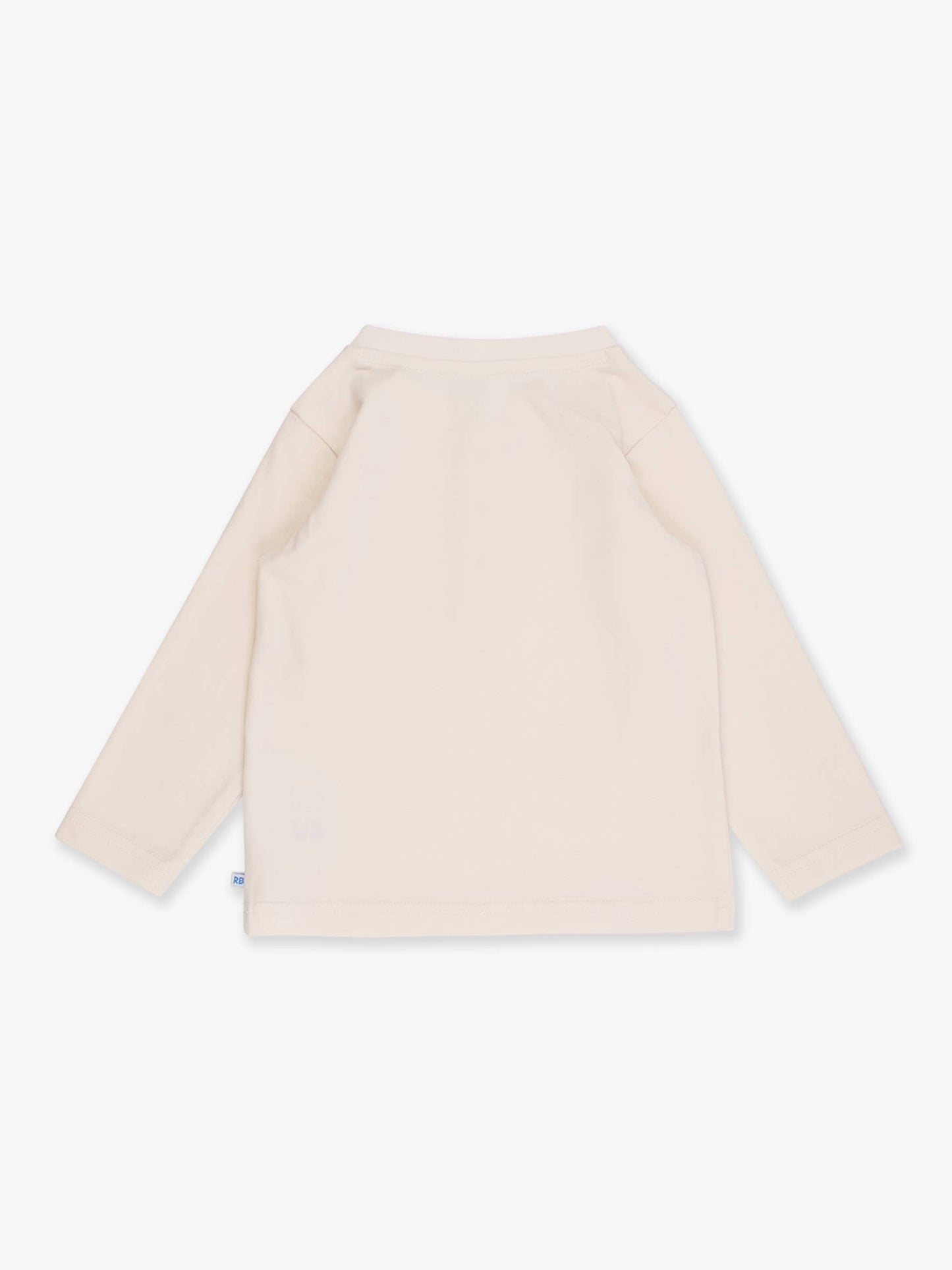 Boys Ivory Knit Long Sleeve Henley Tee