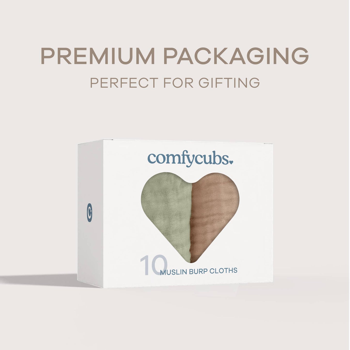 Muslin Burp Cloths by Comfy Cubs