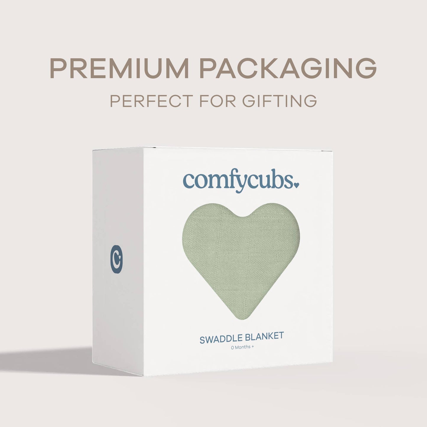 Baby Muslin Swaddle Blankets,  Pack of 1 & 2 by Comfy Cubs