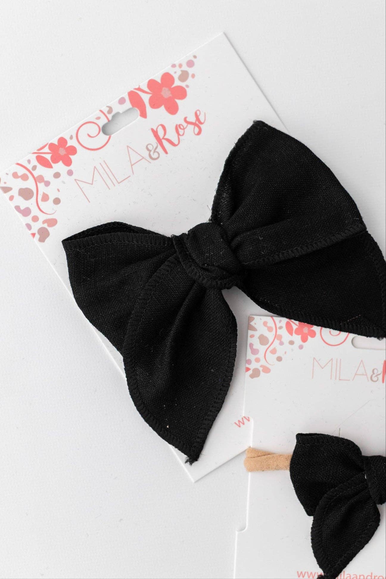 Classic Hair Bow - Black