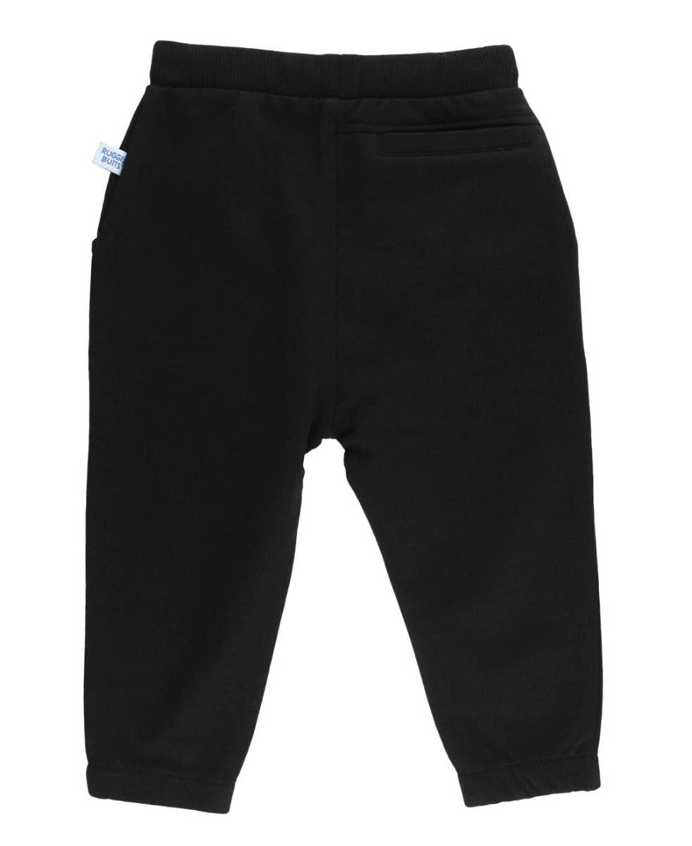 Boys Black Knit Joggers