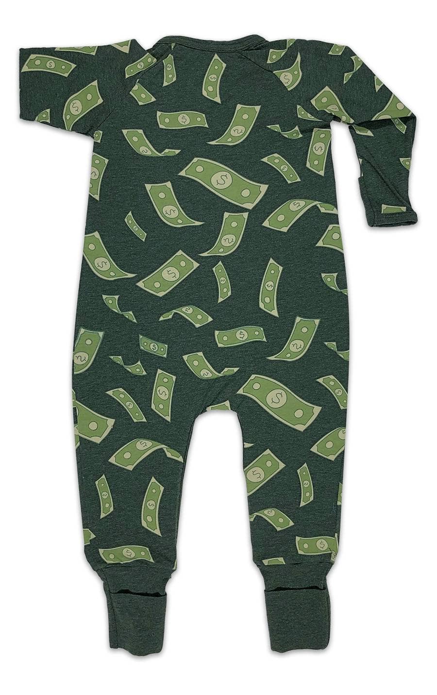 Money, Green Baby Pajamas