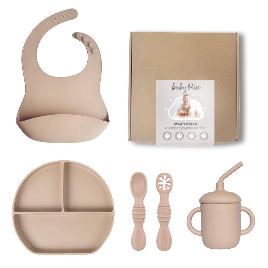 Infant Feeding Set, Baby Mealtime Gift Set with Box