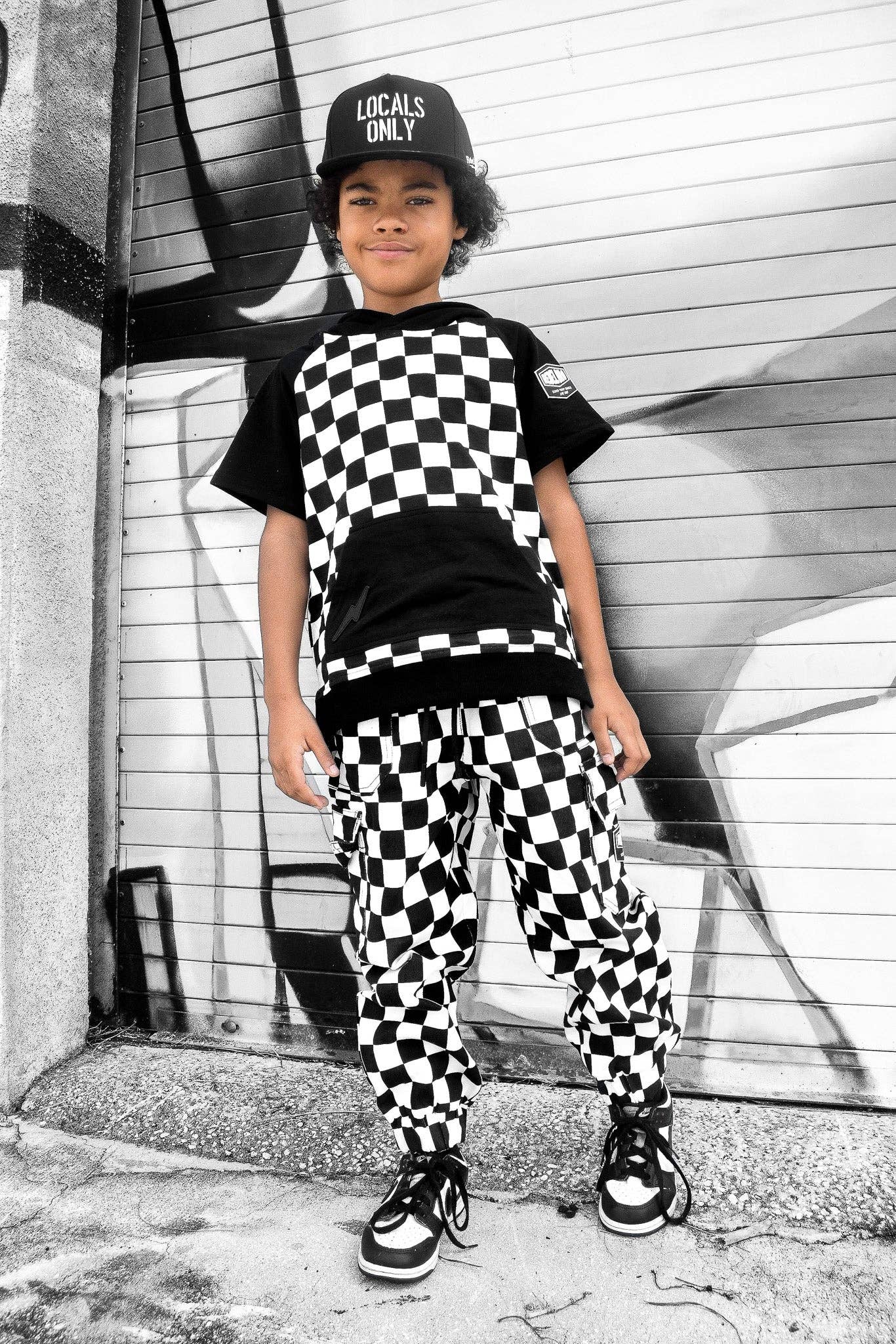 Short Sleeve Hoodie in Venice