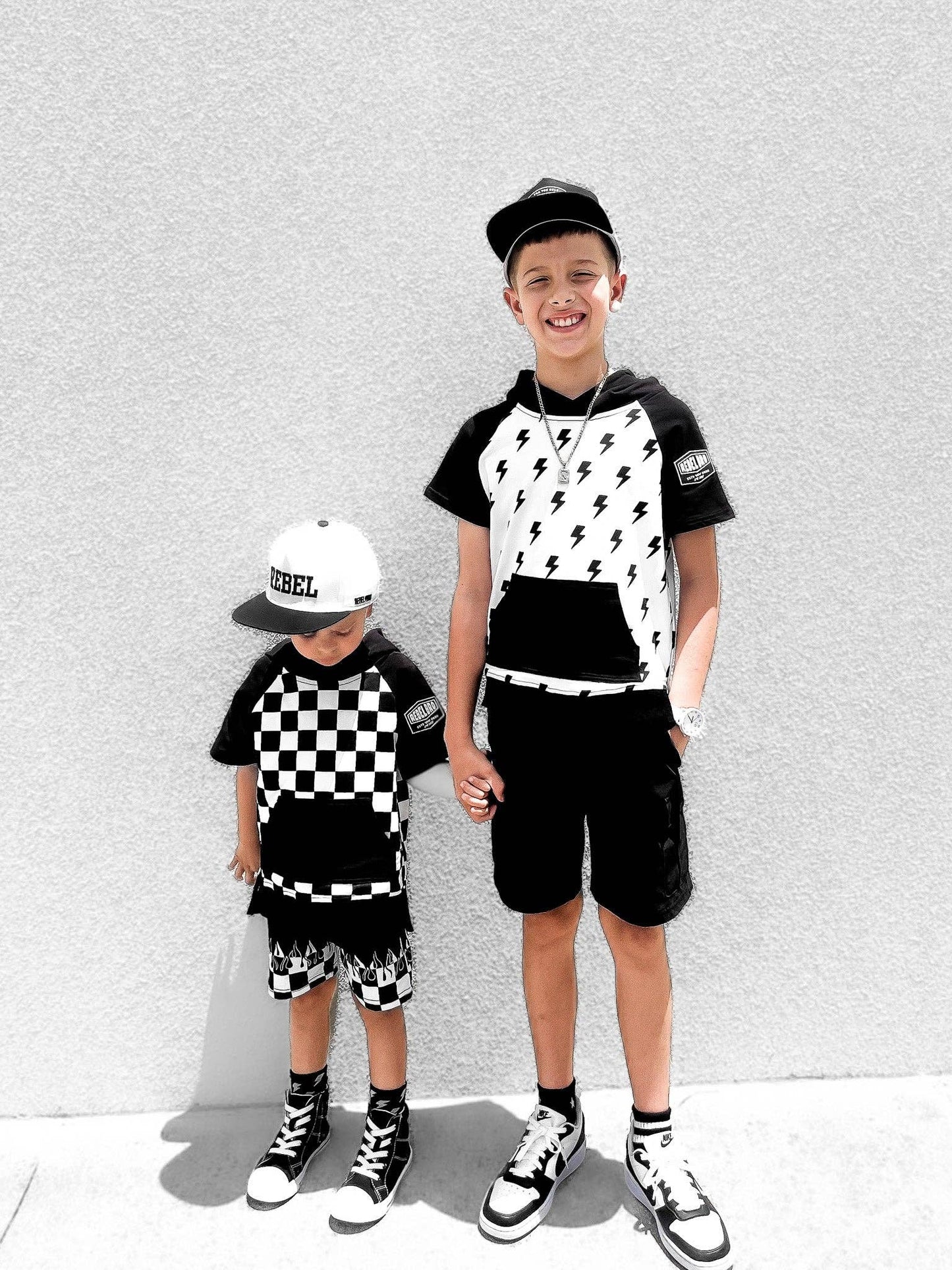 Short Sleeve Hoodie in Venice