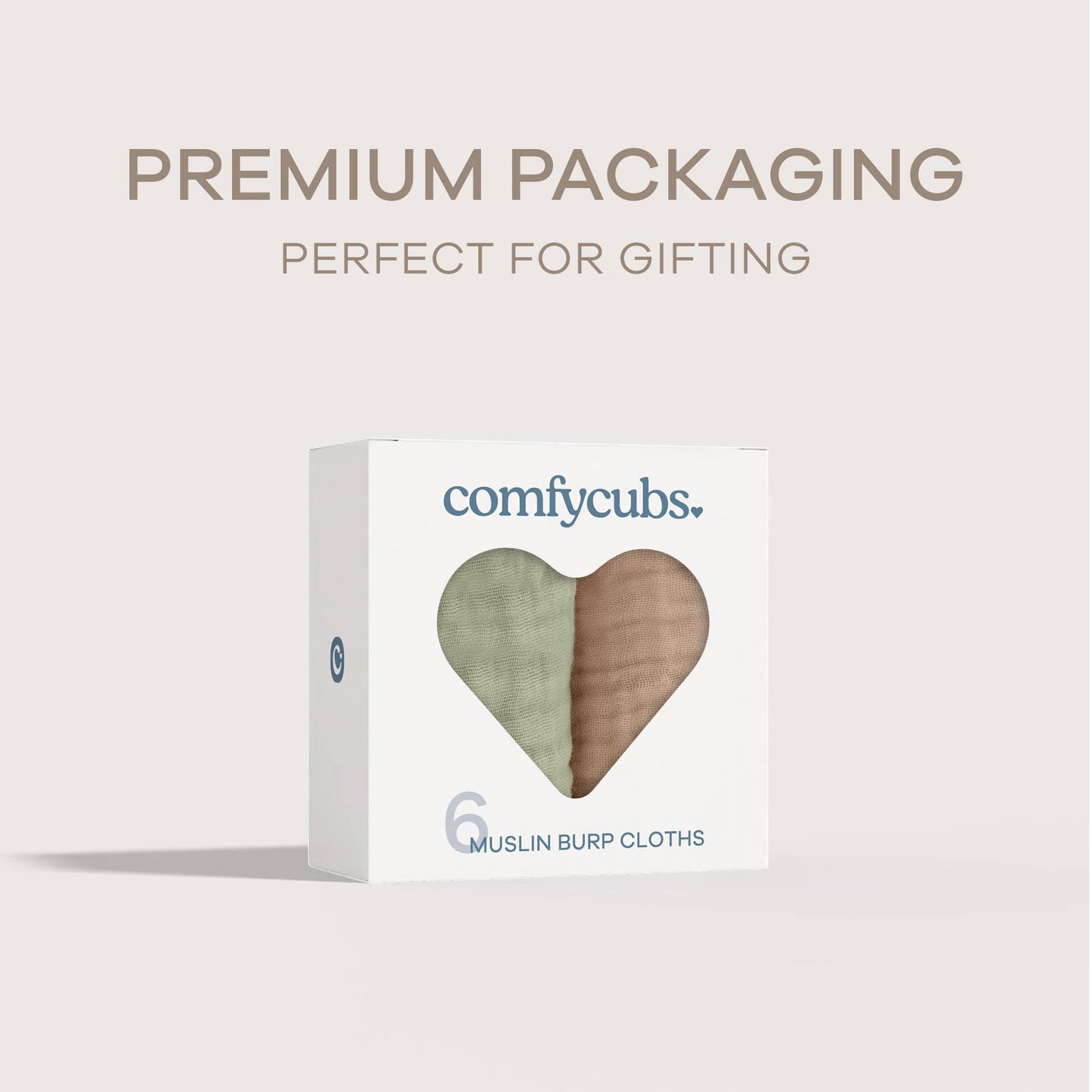 Muslin Burp Cloths by Comfy Cubs