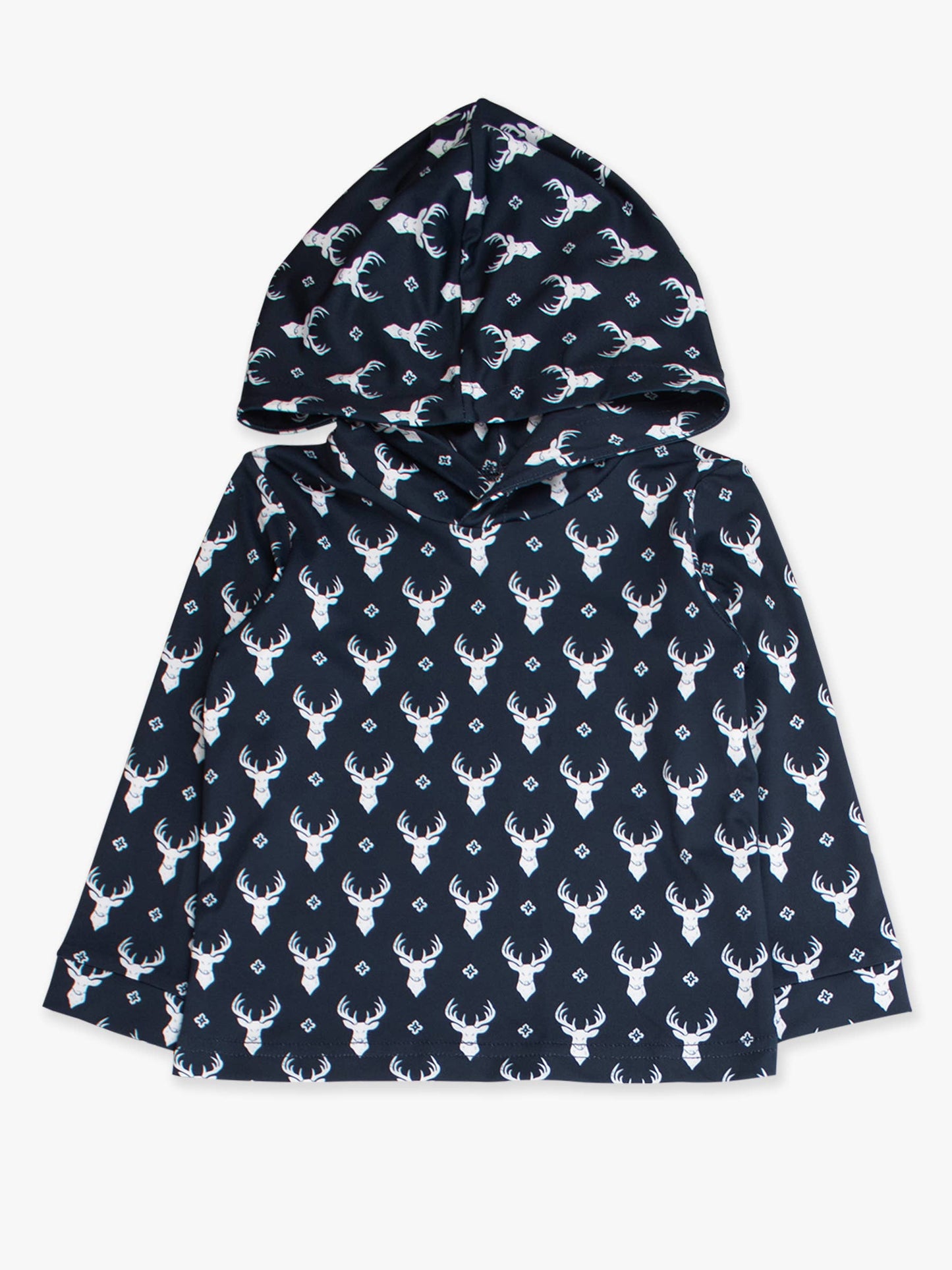 Boys Little Deer Lodge Performance Hooded Shirt