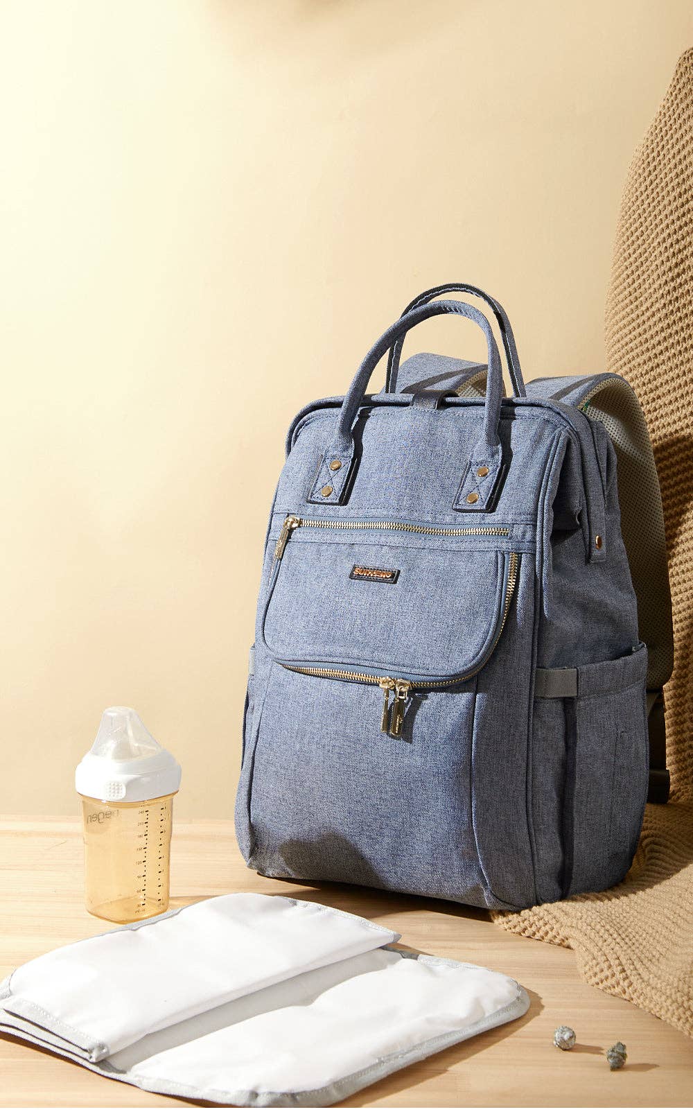 Easy Open Diaper Backpack