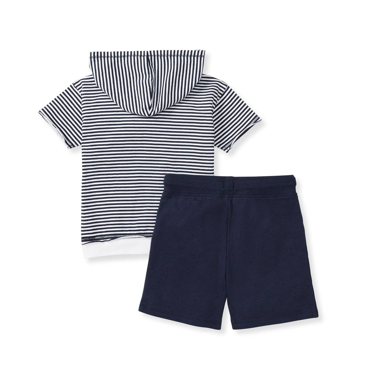 Classic Stripe Hooded Infant Set