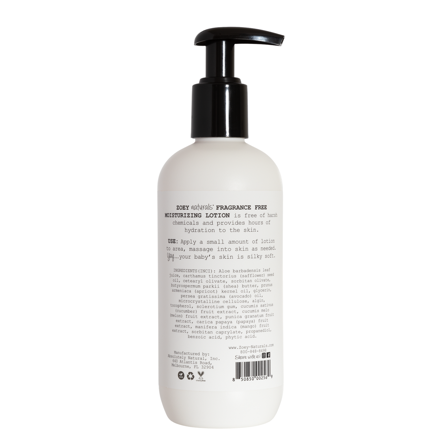 Fragrance Free Moisturizing Lotion - 9.65oz