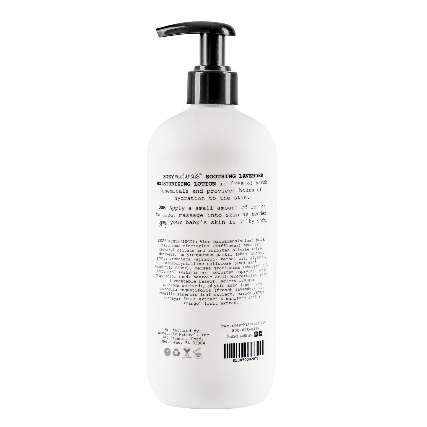 Soothing Lavender Moisturizing Lotion - 17oz